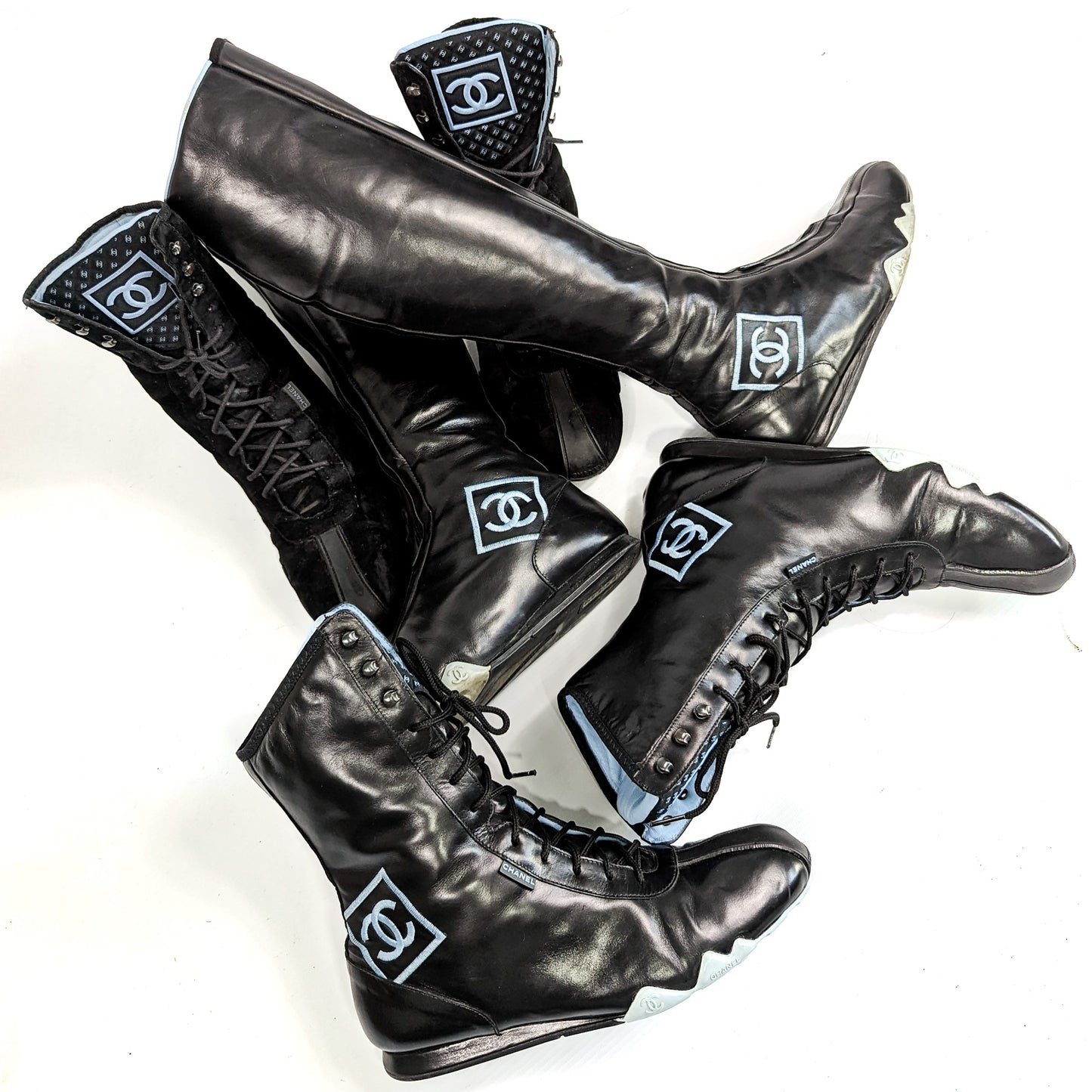Bottes logo Chanel - EU37|4UK|6US