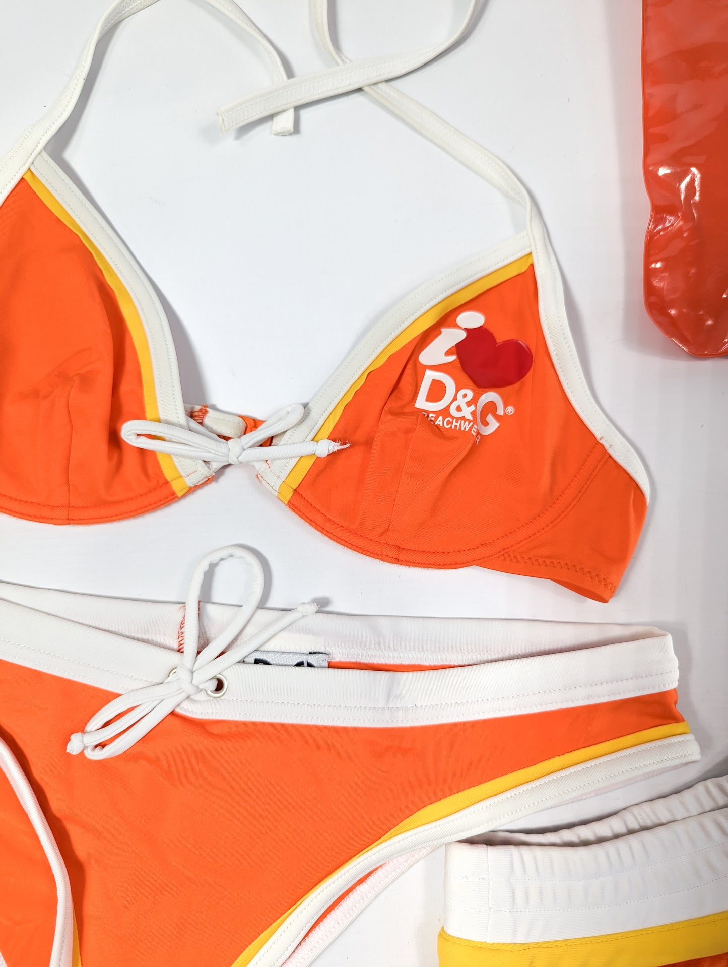 Ensemble maillot de bain et short Dolce & Gabbana "I love DG"