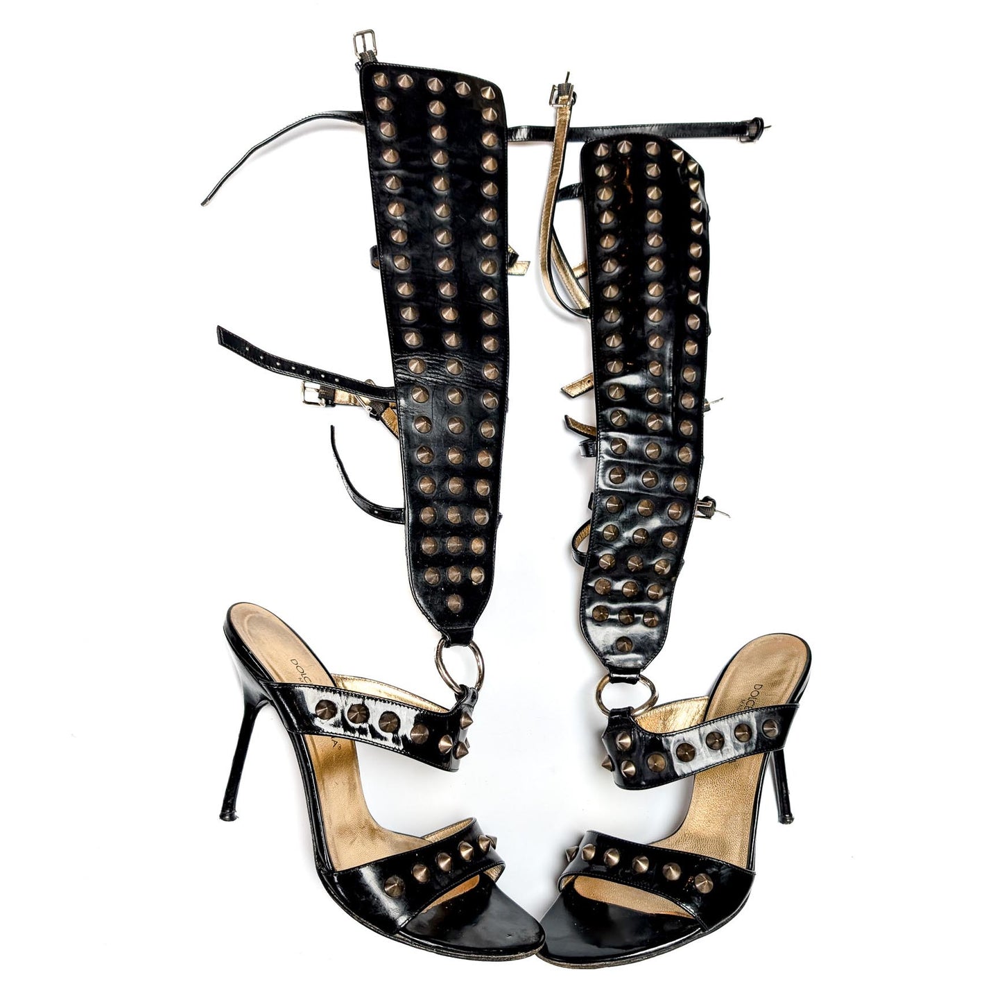 Sandales montantes à clou Dolce & Gabbana - EU37,5|UK4,5|US6,5