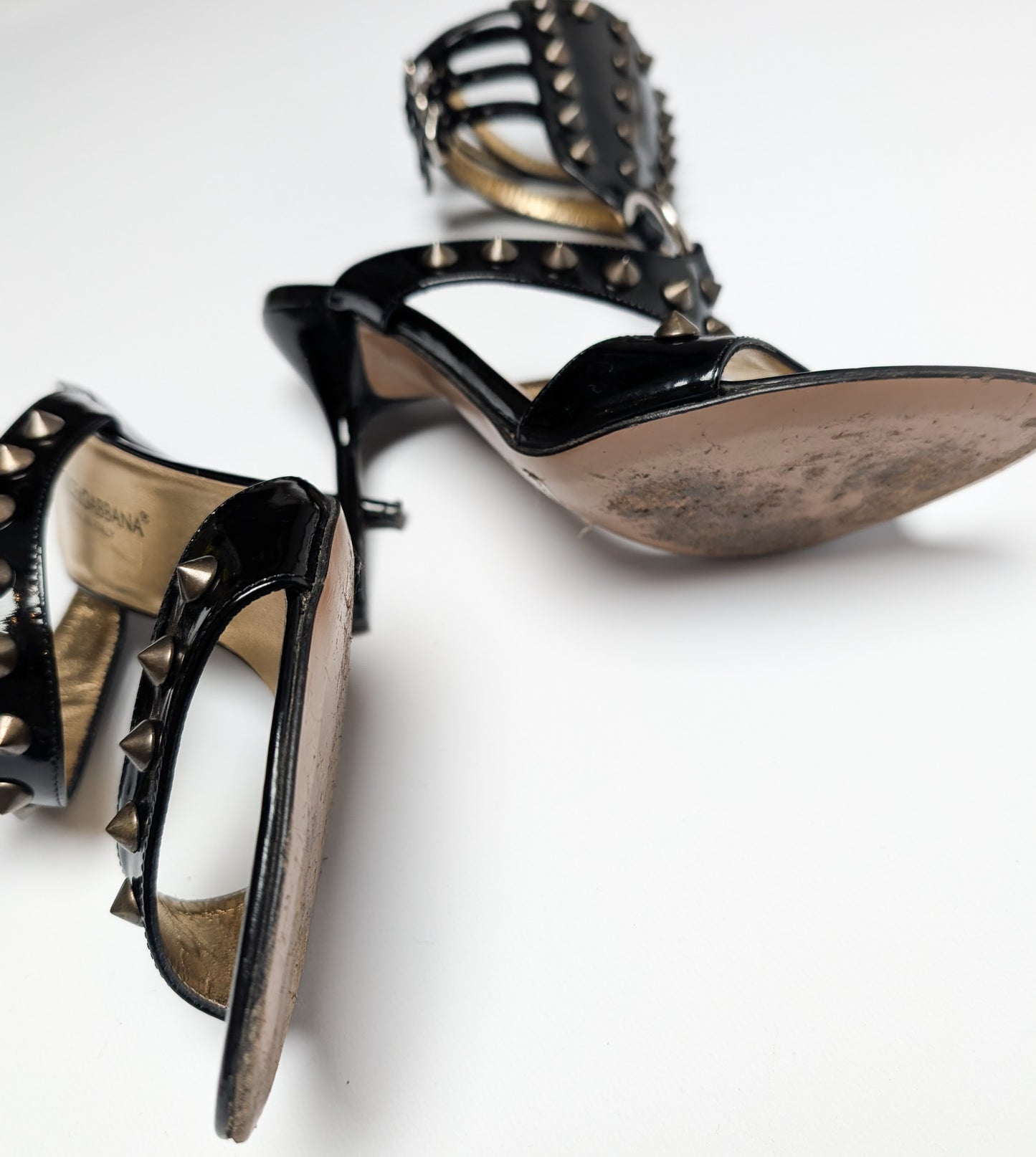 Sandales montantes à clou Dolce & Gabbana - EU36,5|UK3,5|US5,5