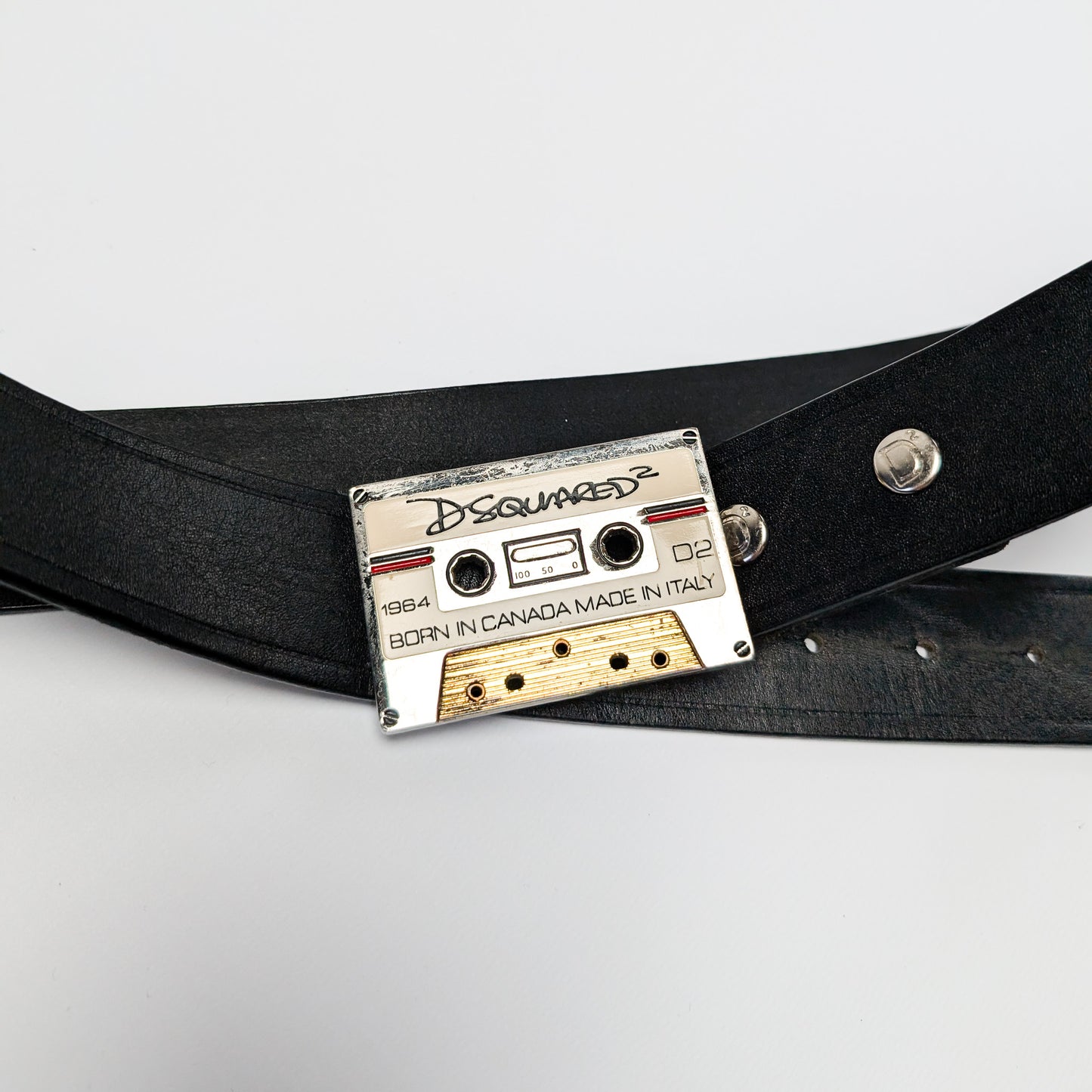 Ceinture Dsquared2 "cassette" vintage