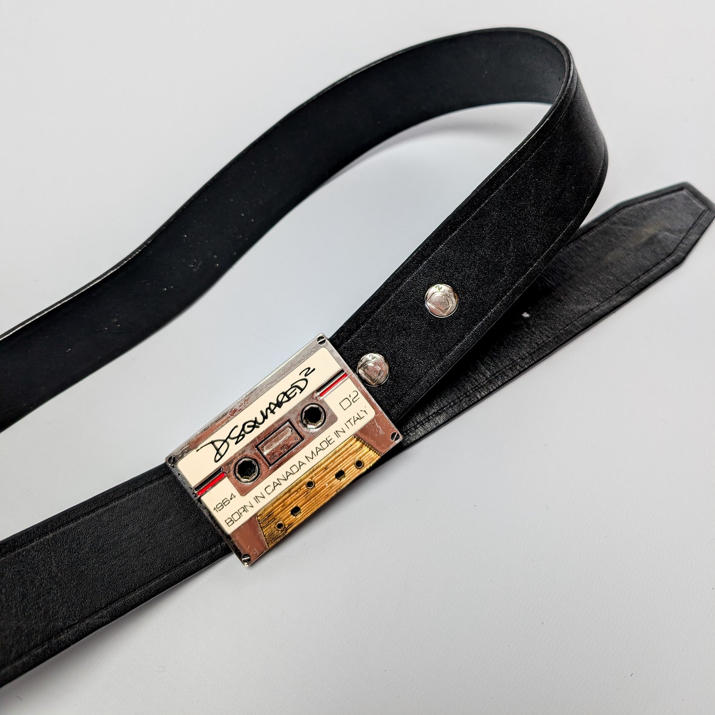 Ceinture Dsquared2 "cassette" vintage