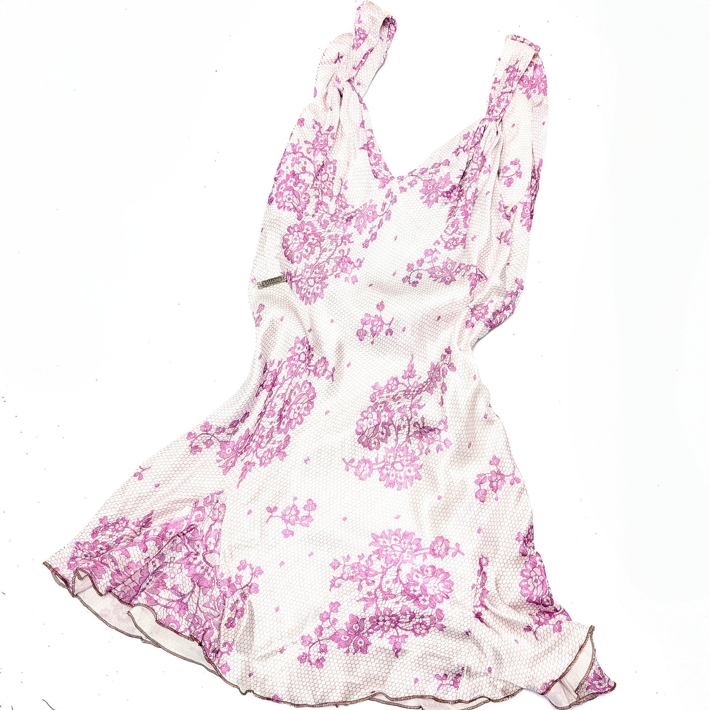 Robe soie John Galliano