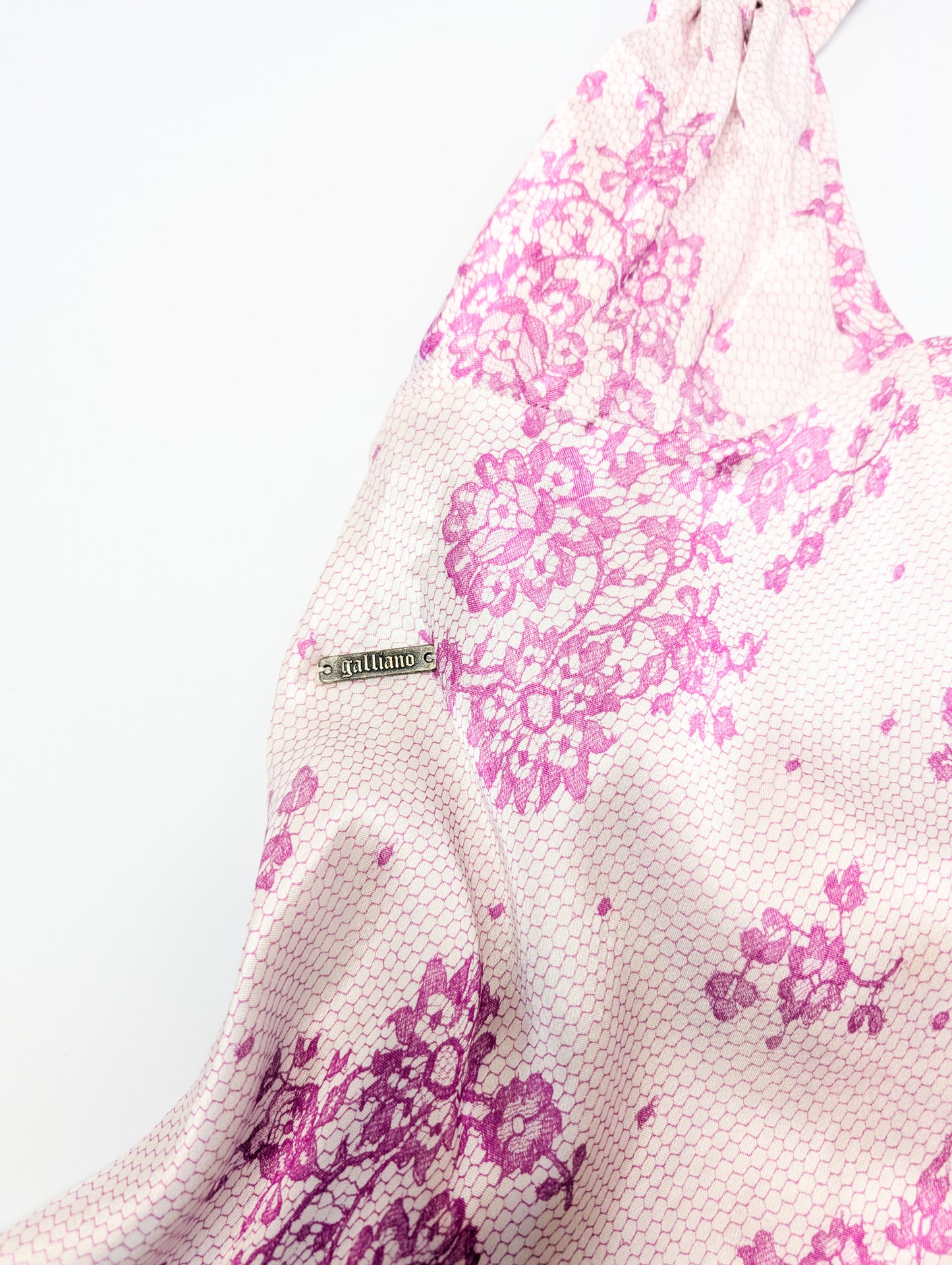 John Galliano silk dress