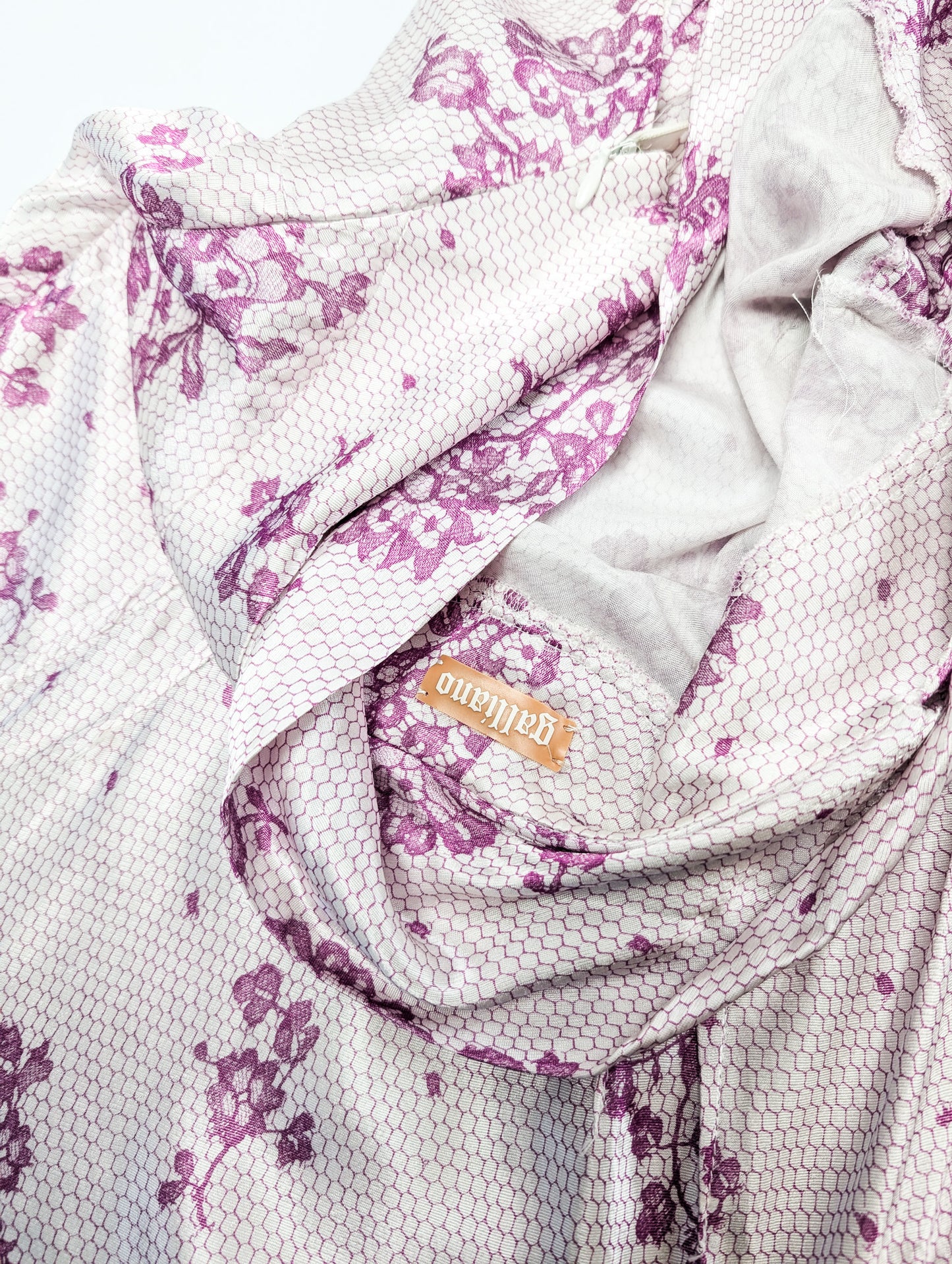 John Galliano silk dress