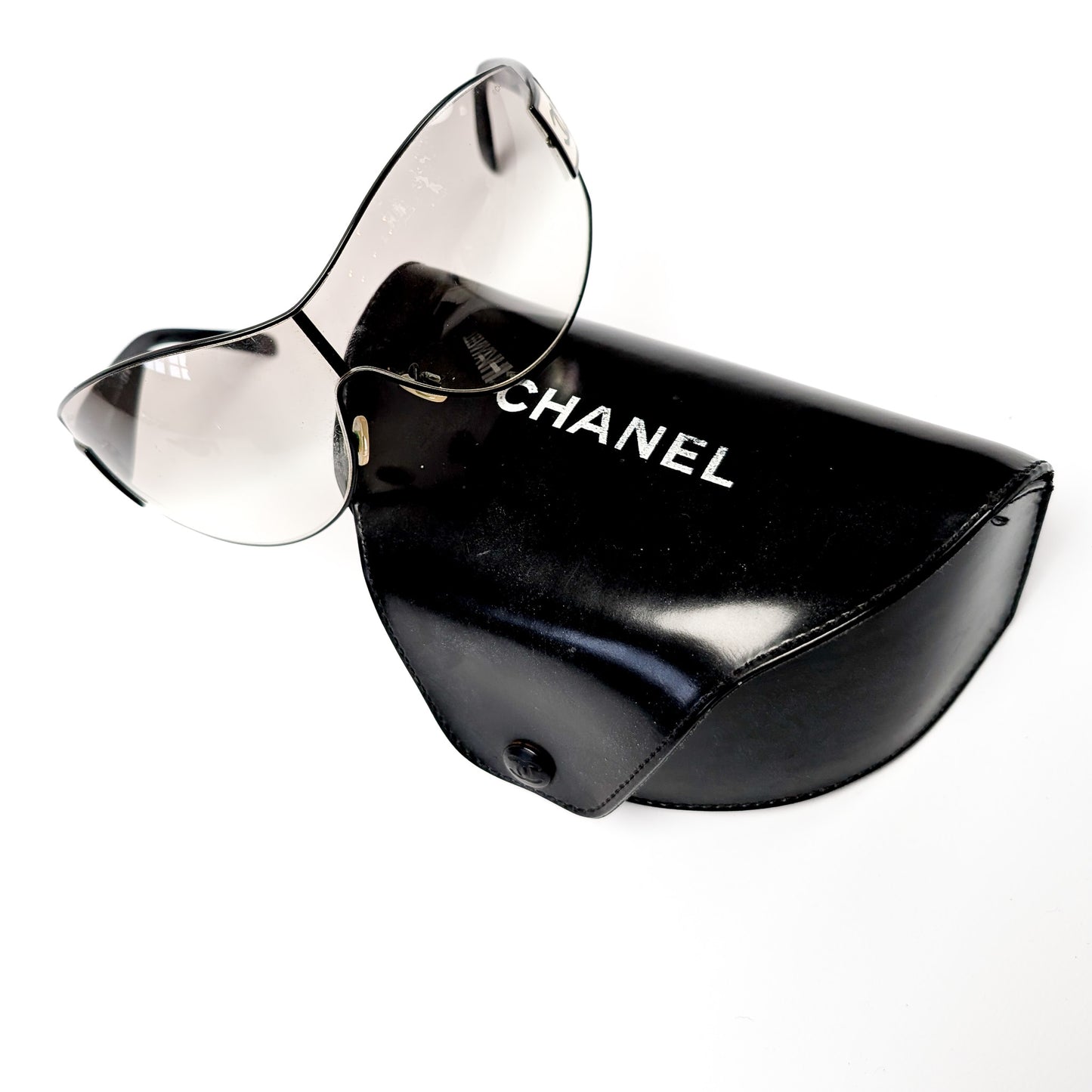 Chanel lunettes de soleil masque - 2 Couleurs disponible