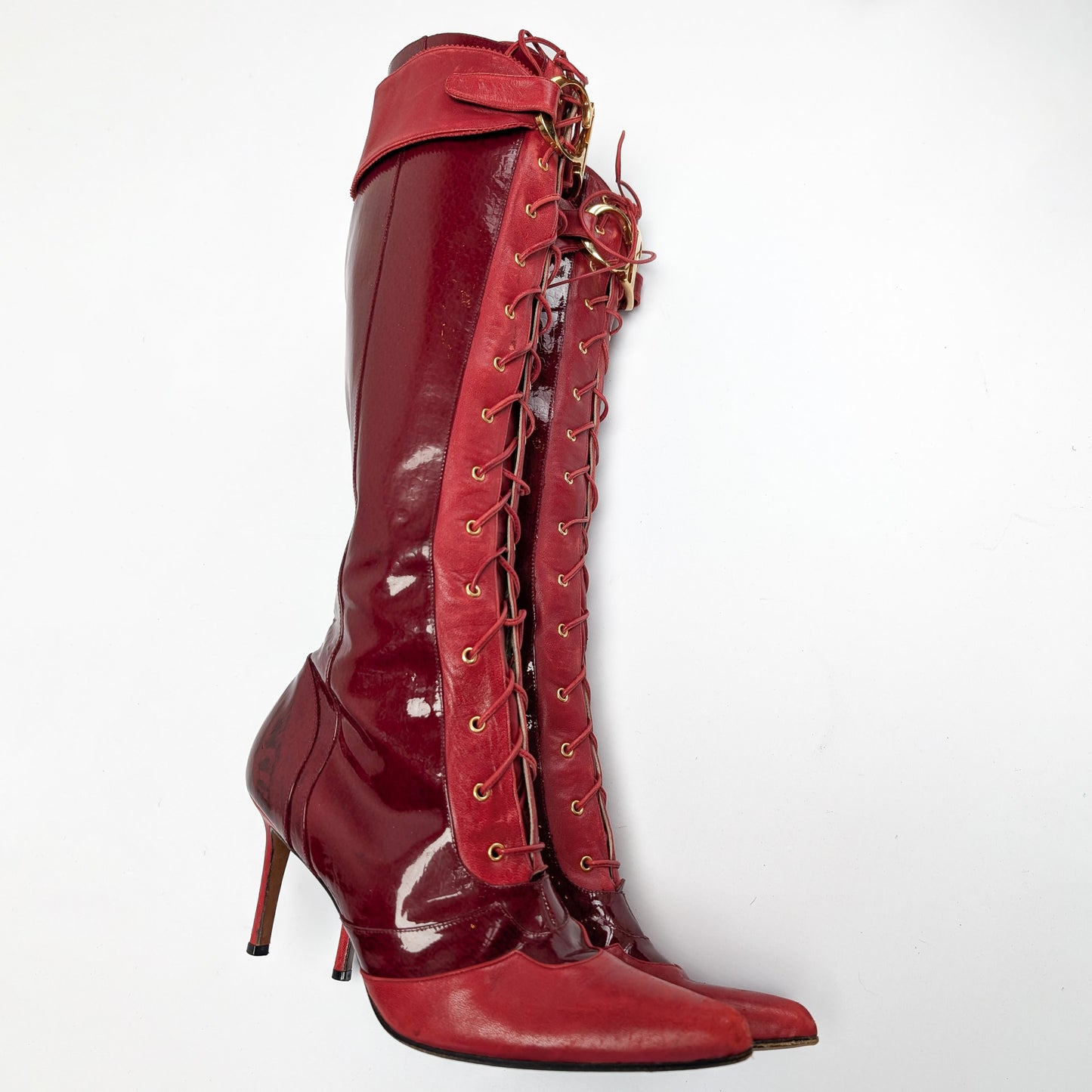 Bottes à boucle Dior by Galliano Fall 2000 - EU38,5|UK5,5|US7,5