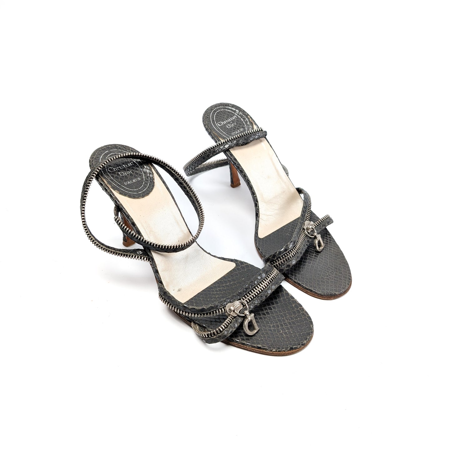 Sandales python Dior by Galliiano - EU38,5|5,5UK|7,5US