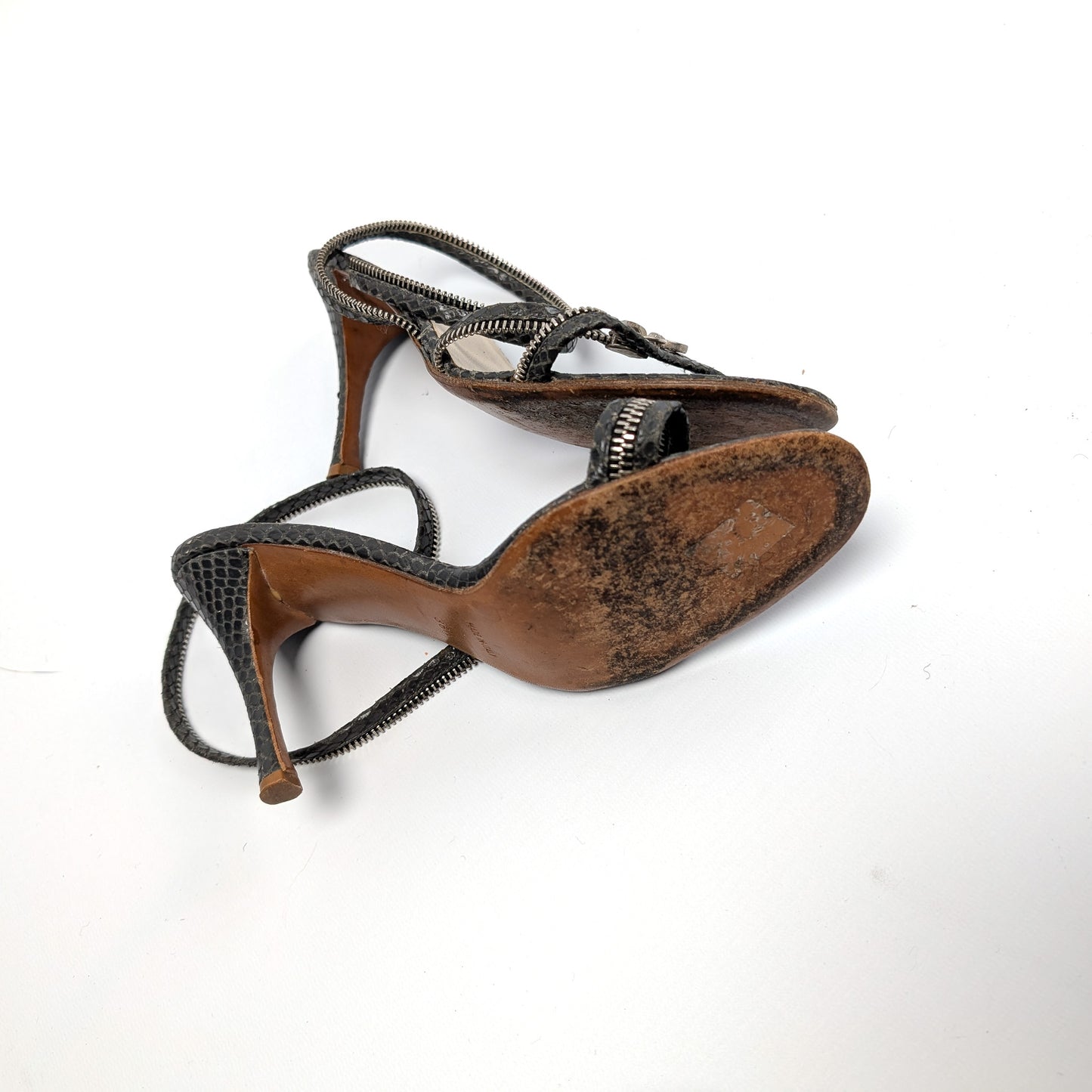 Sandales python Dior by Galliiano - EU38,5|5,5UK|7,5US