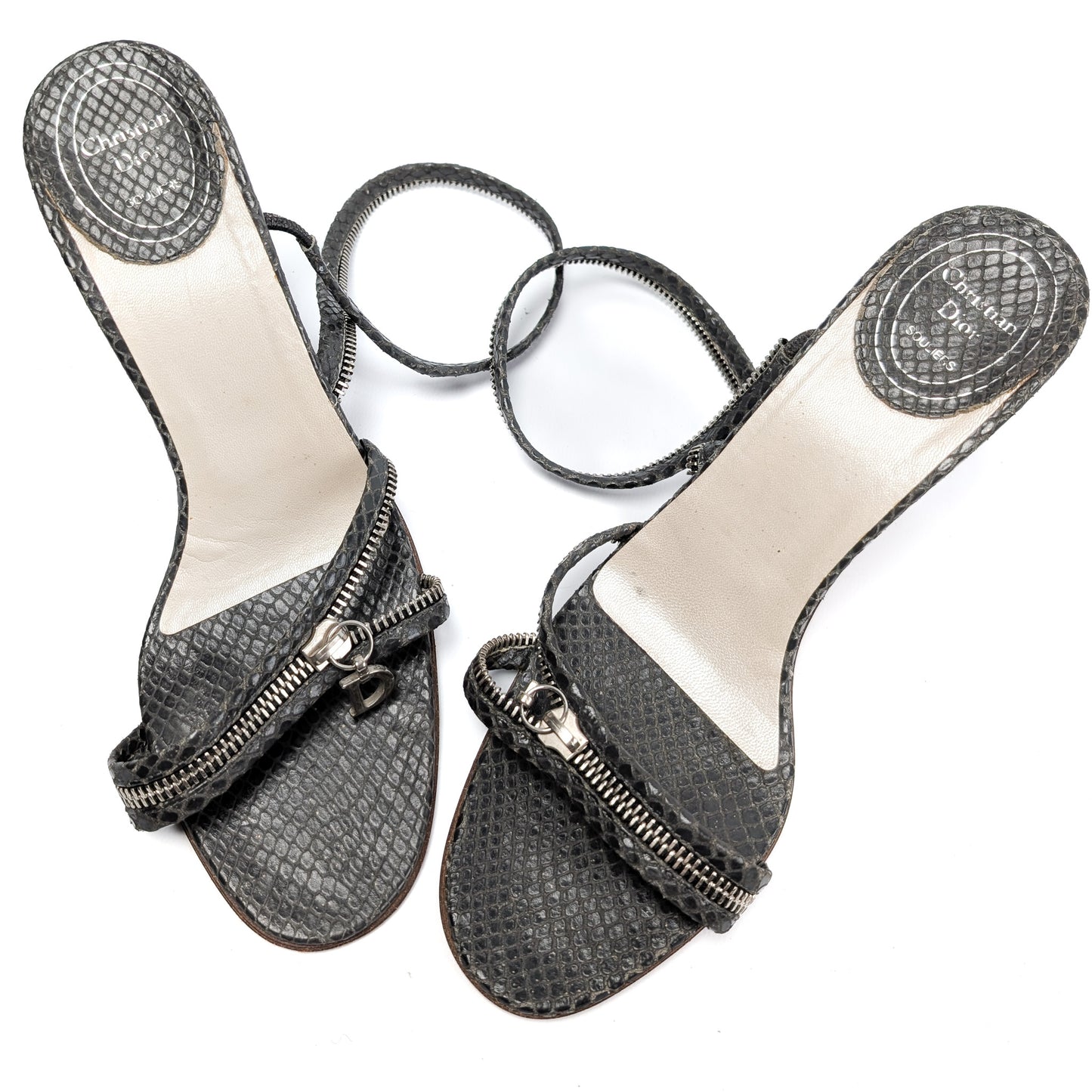 Sandales python Dior by Galliiano - EU38,5|5,5UK|7,5US