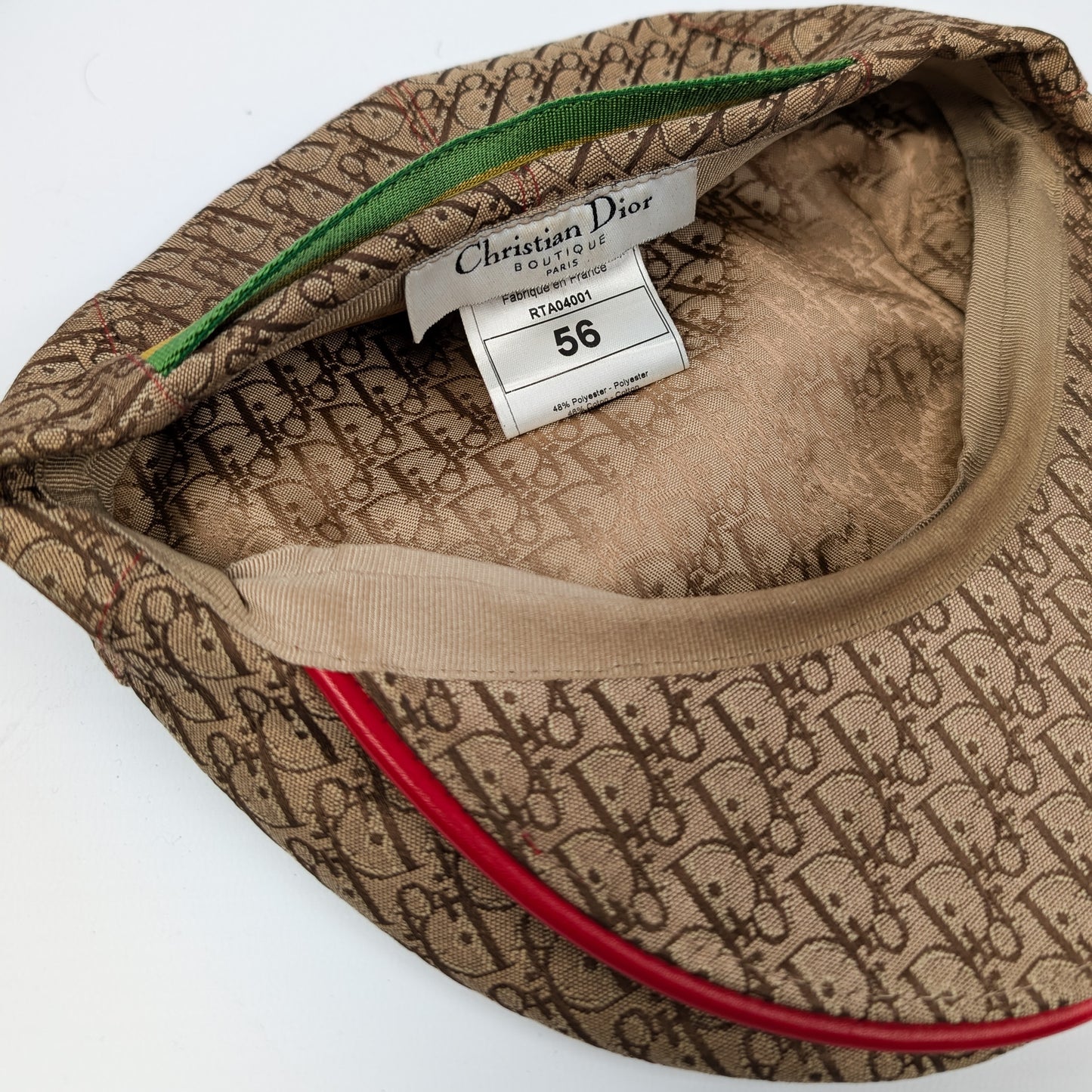 Beret Rasta monogramme Dior par John Galliano S/S2004