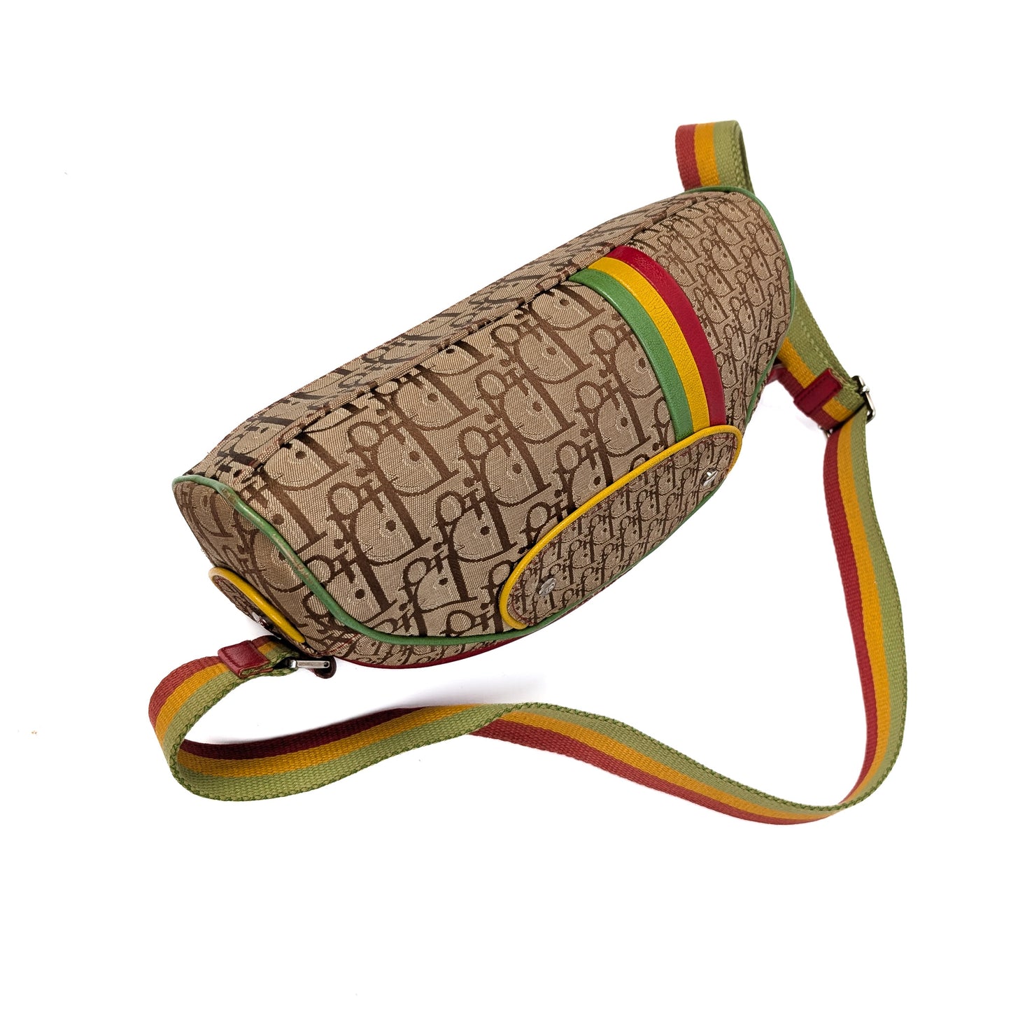 Sac bandoulière Rasta monogramme Dior par John Galliano S/S2004