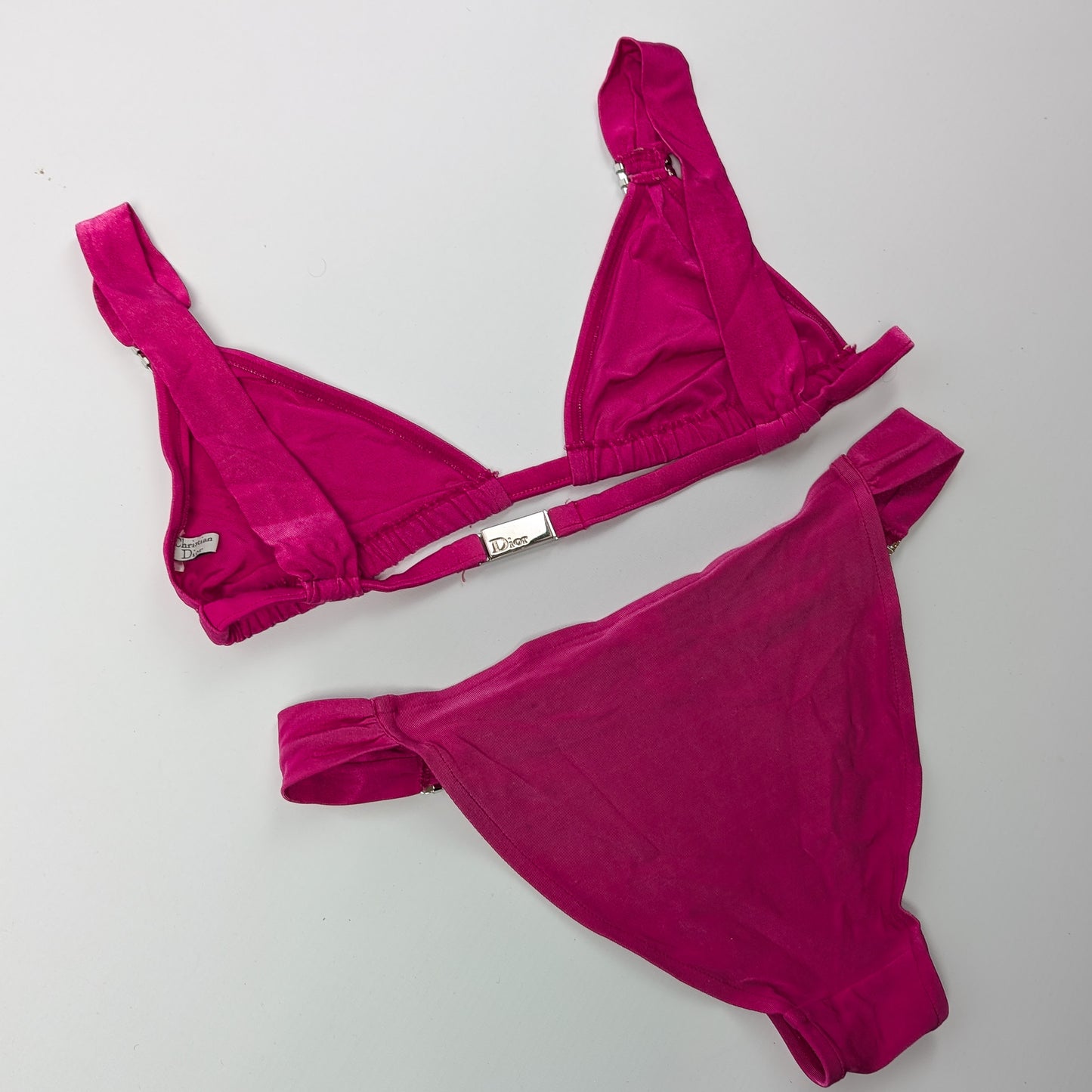 Ensemble jupe et maillot rose Dior par Galliano - F/W 2003