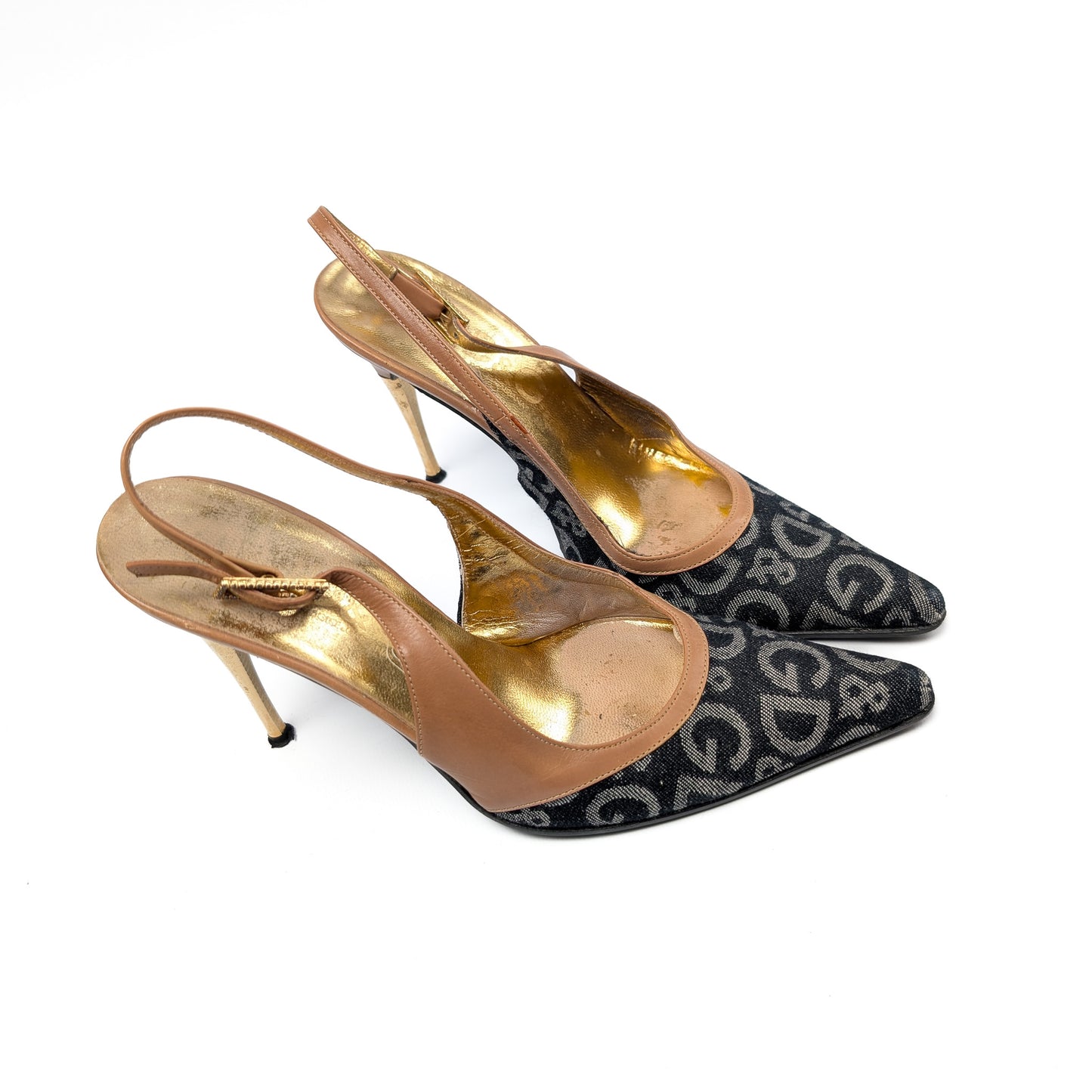 Slingback Dolce & Gabbana monogramme - EU37,5|UK4,5|US6,5