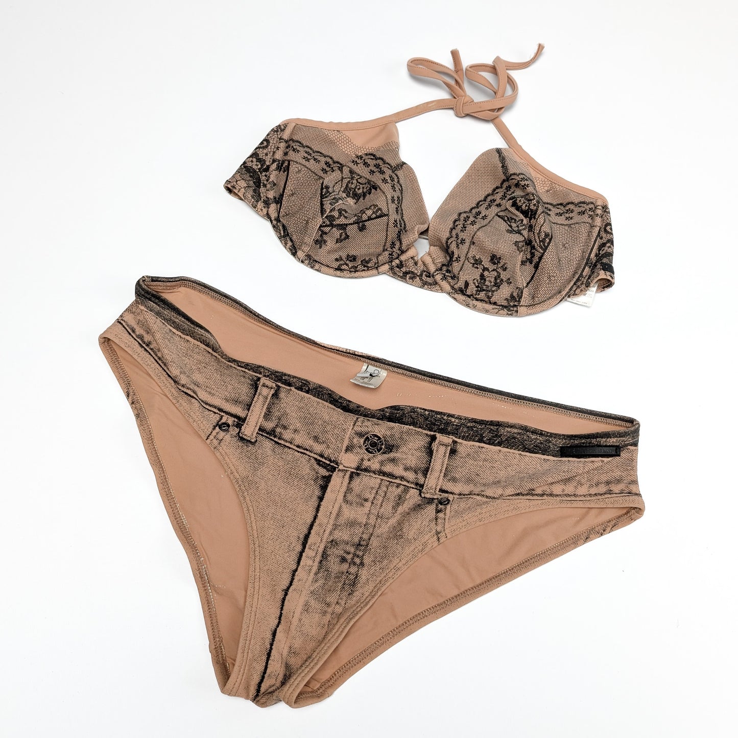 Maillot de bain Dior par Galliano Trompe l’Oeil Denim - S/S 2006