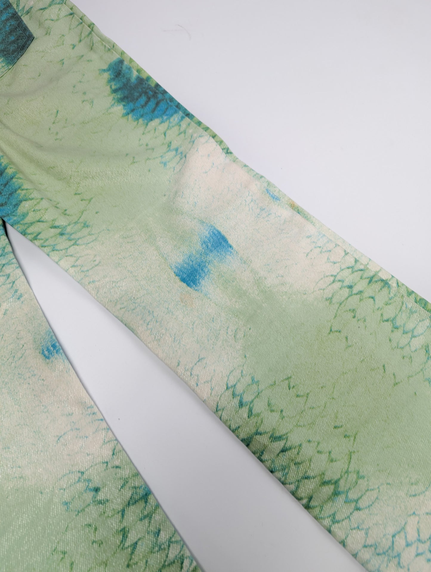 Jeans Roberto Cavalli Imprimé python vert - M
