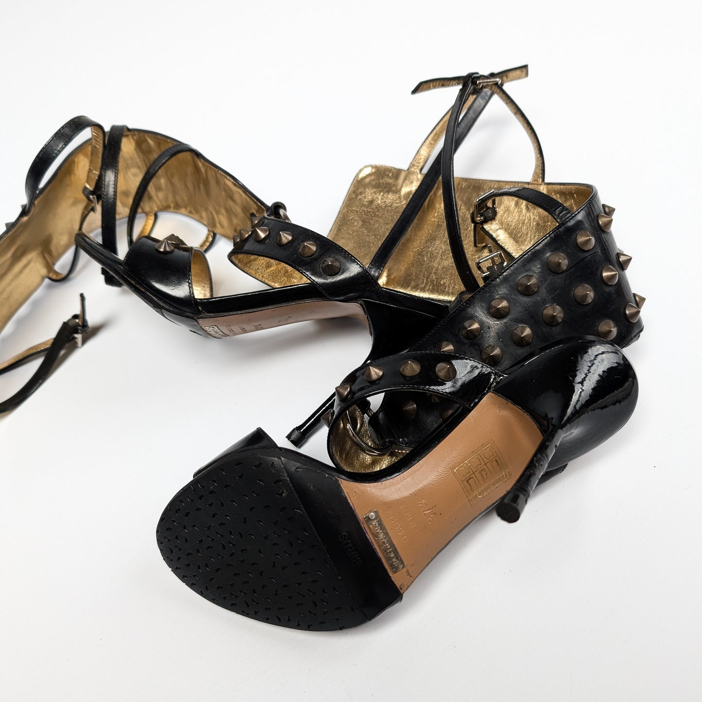 Sandales montantes à clou Dolce & Gabbana - EU37,5|UK4,5|US6,5