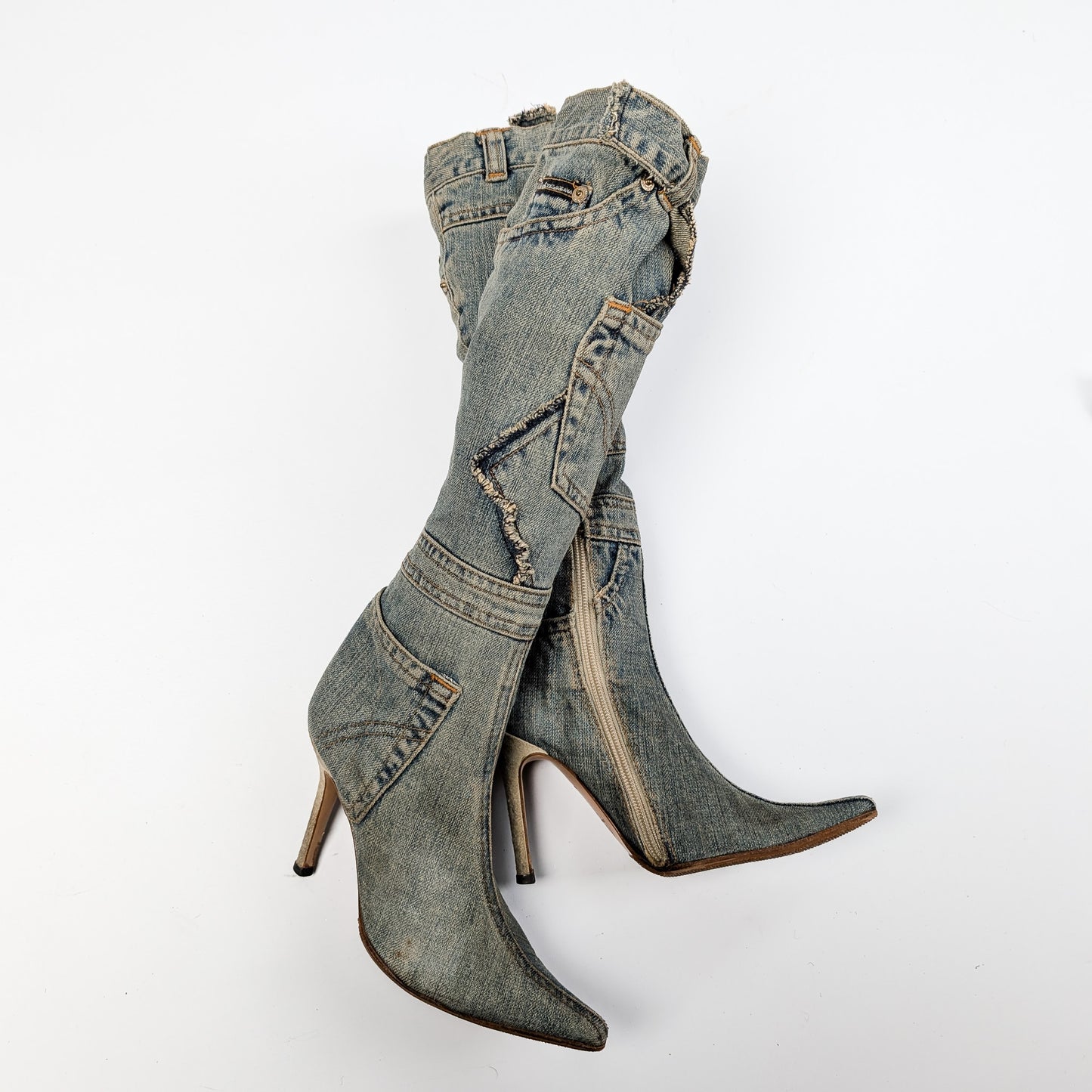 Bottes en denim Dolce & Gabbana - EU37|UK4|US6
