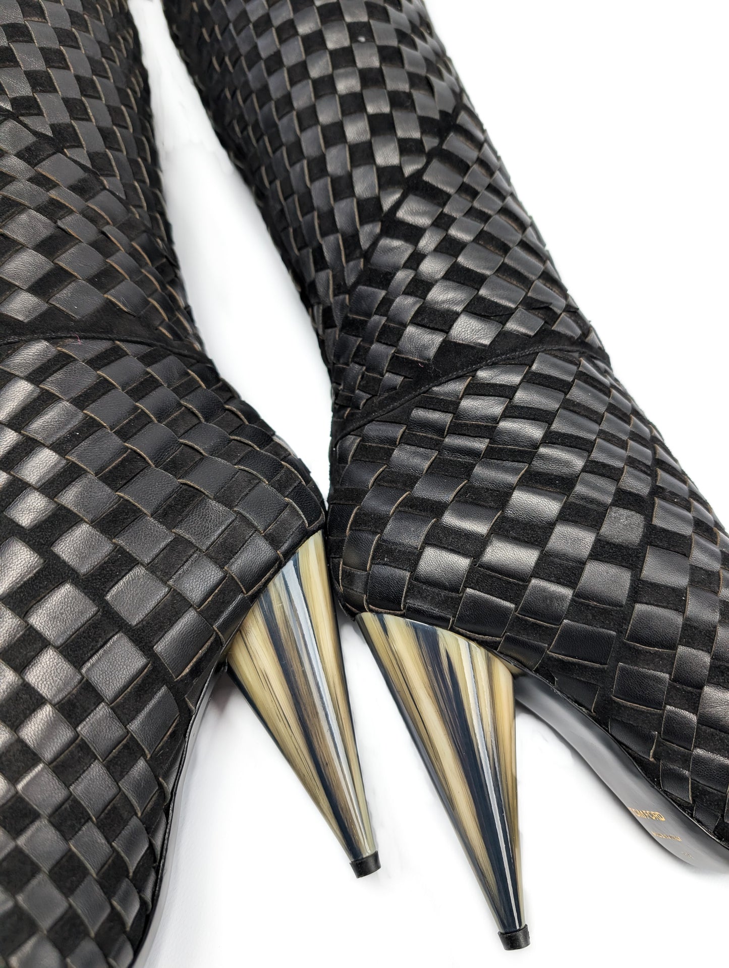 Bottes en cuir tressées Tom Ford F/W 2013 - EU39|6UK|8US