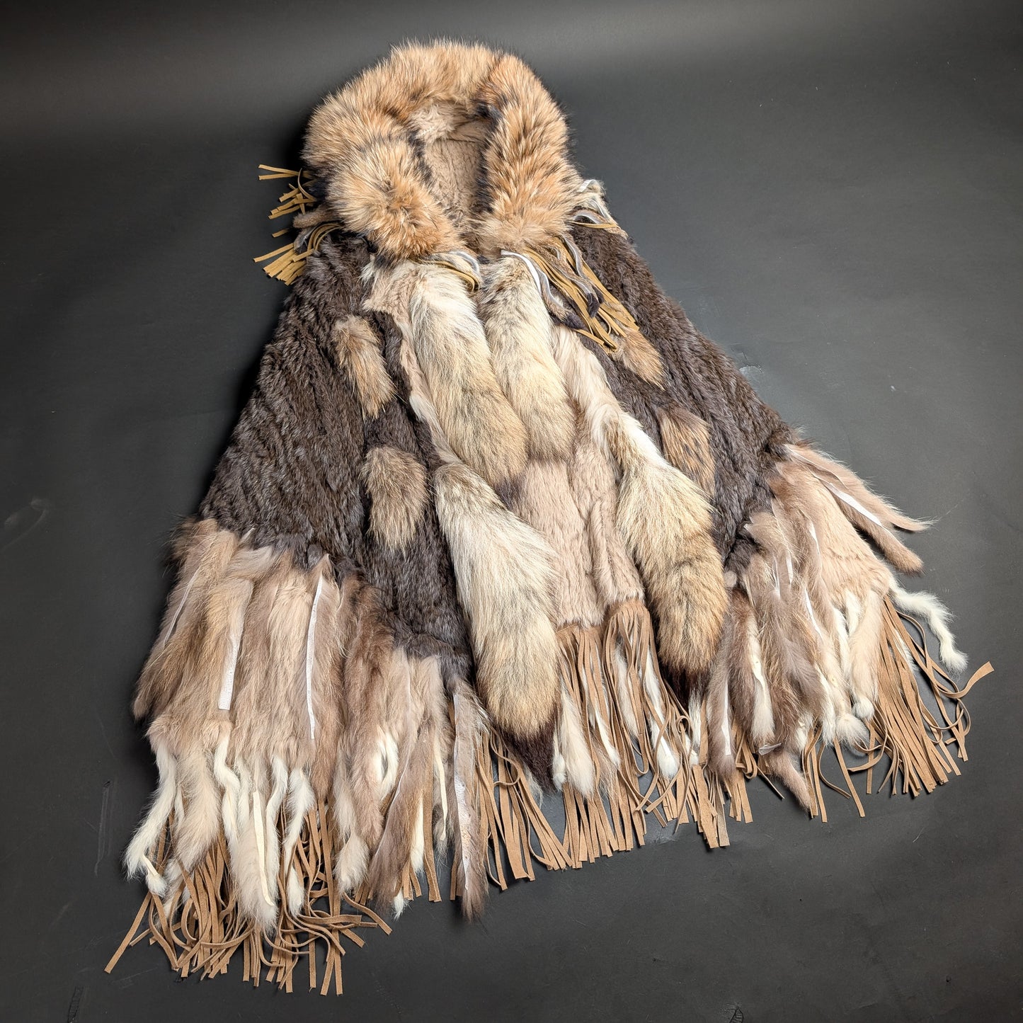 Cape Robe Vintage fourrure