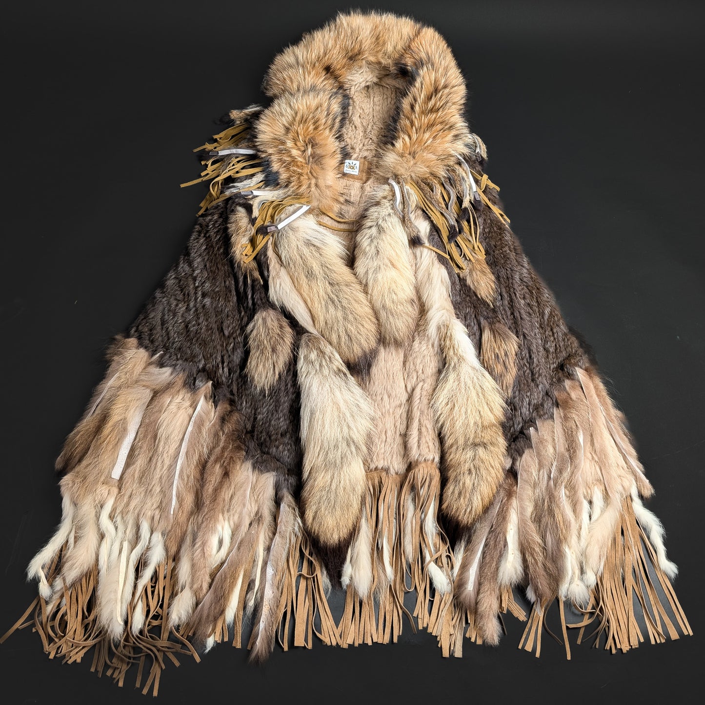 Cape Robe Vintage fourrure
