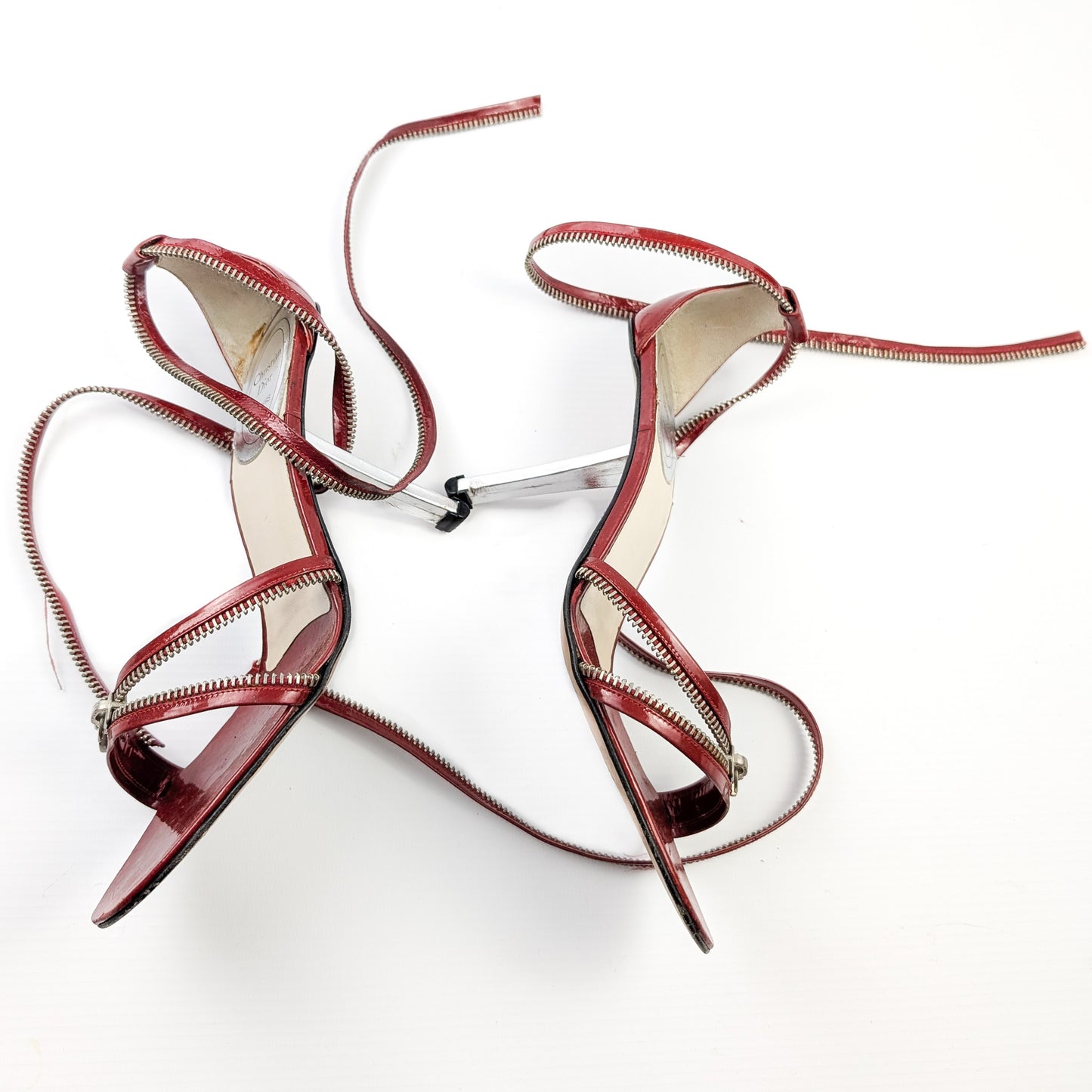 Sandales bordeaux Dior by Galliano - EU36|UK3|US5
