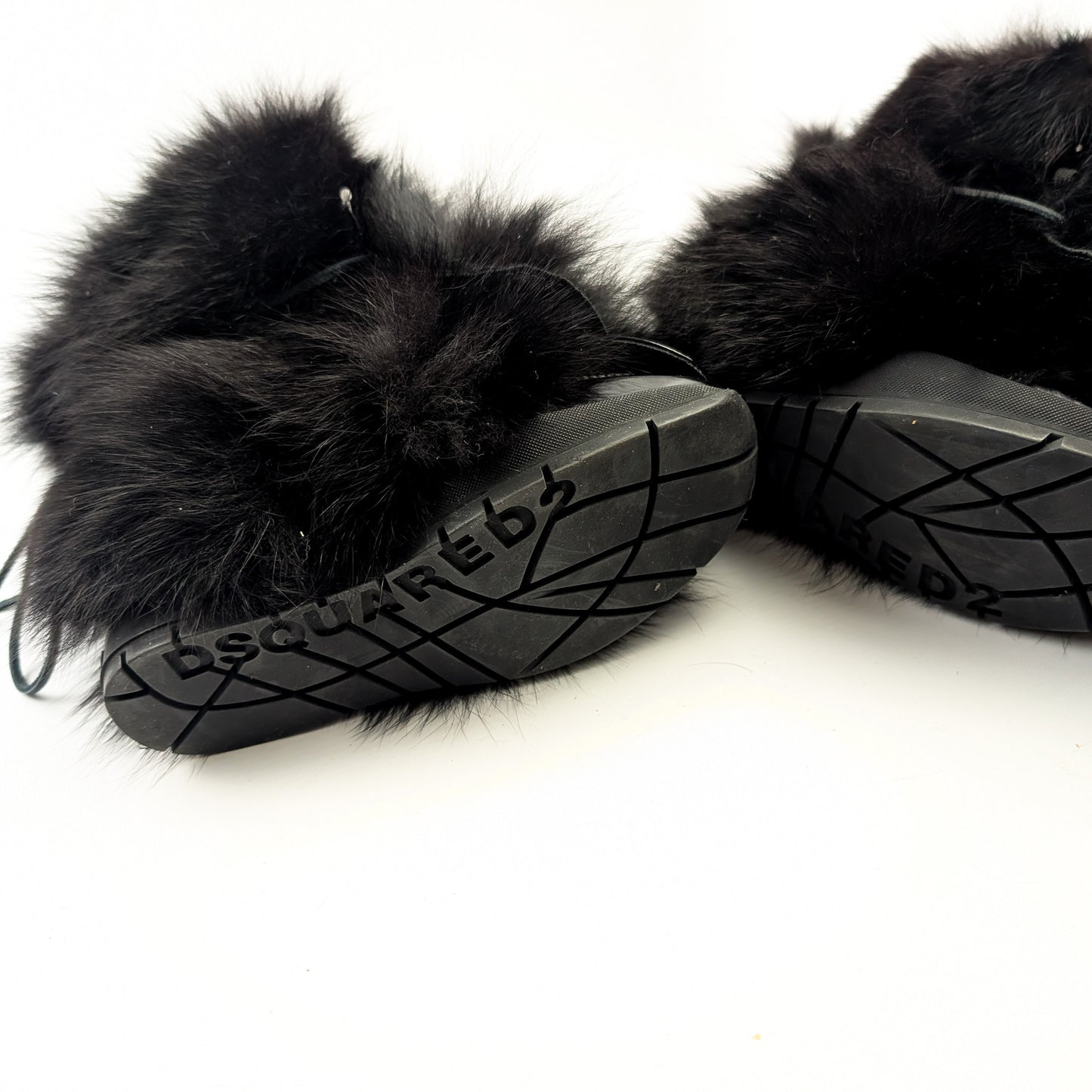Basket compensées Dsquared2 fourrure - EU36|3UK|5US