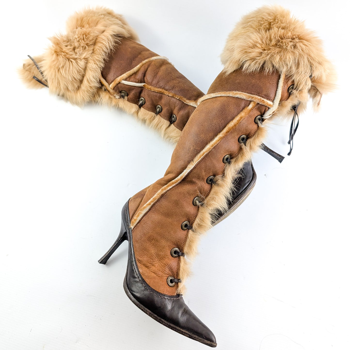 Bottes fourrure Gianmarco Lorenzi - EU38|UK5|US7