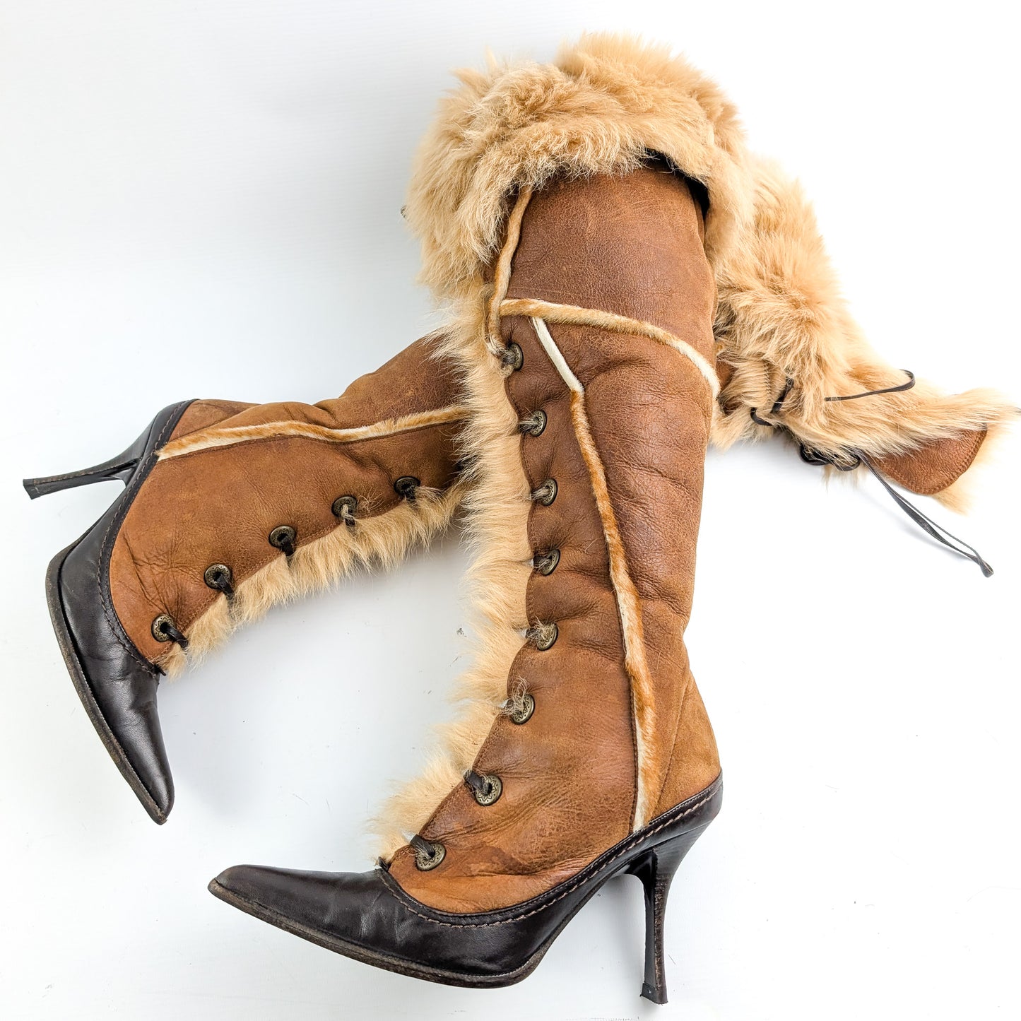 Bottes fourrure Gianmarco Lorenzi - EU38|UK5|US7