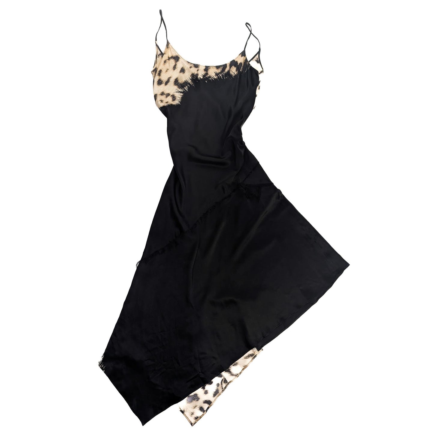 Robe en soie léopard F/W 2001