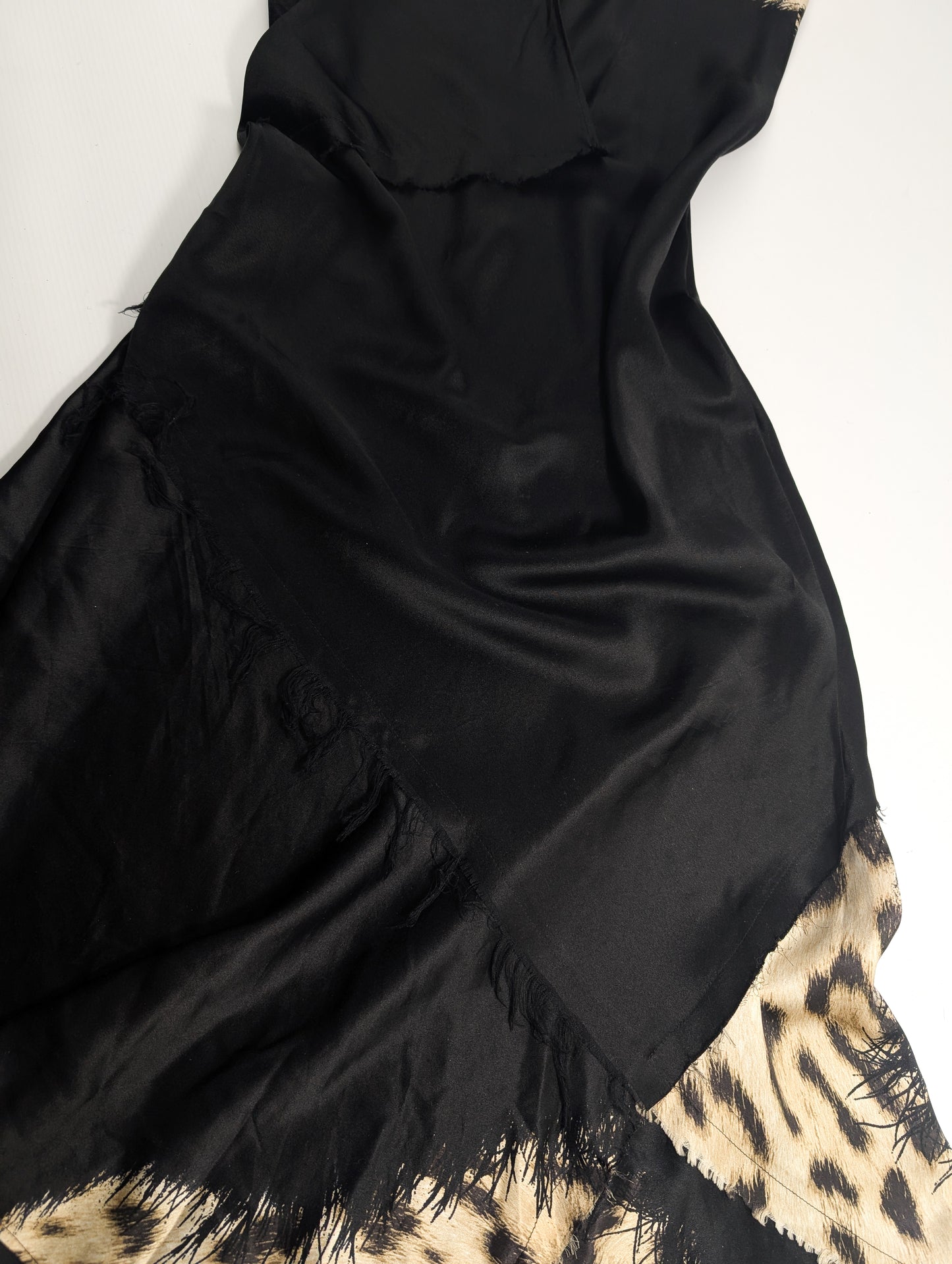 Robe en soie léopard F/W 2001