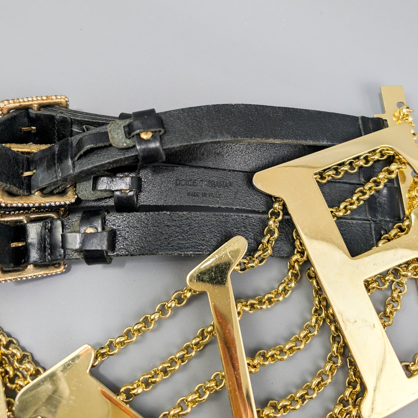 Large Dolce & Gabbana "LOVE" Belt - Spring/Summer 2003