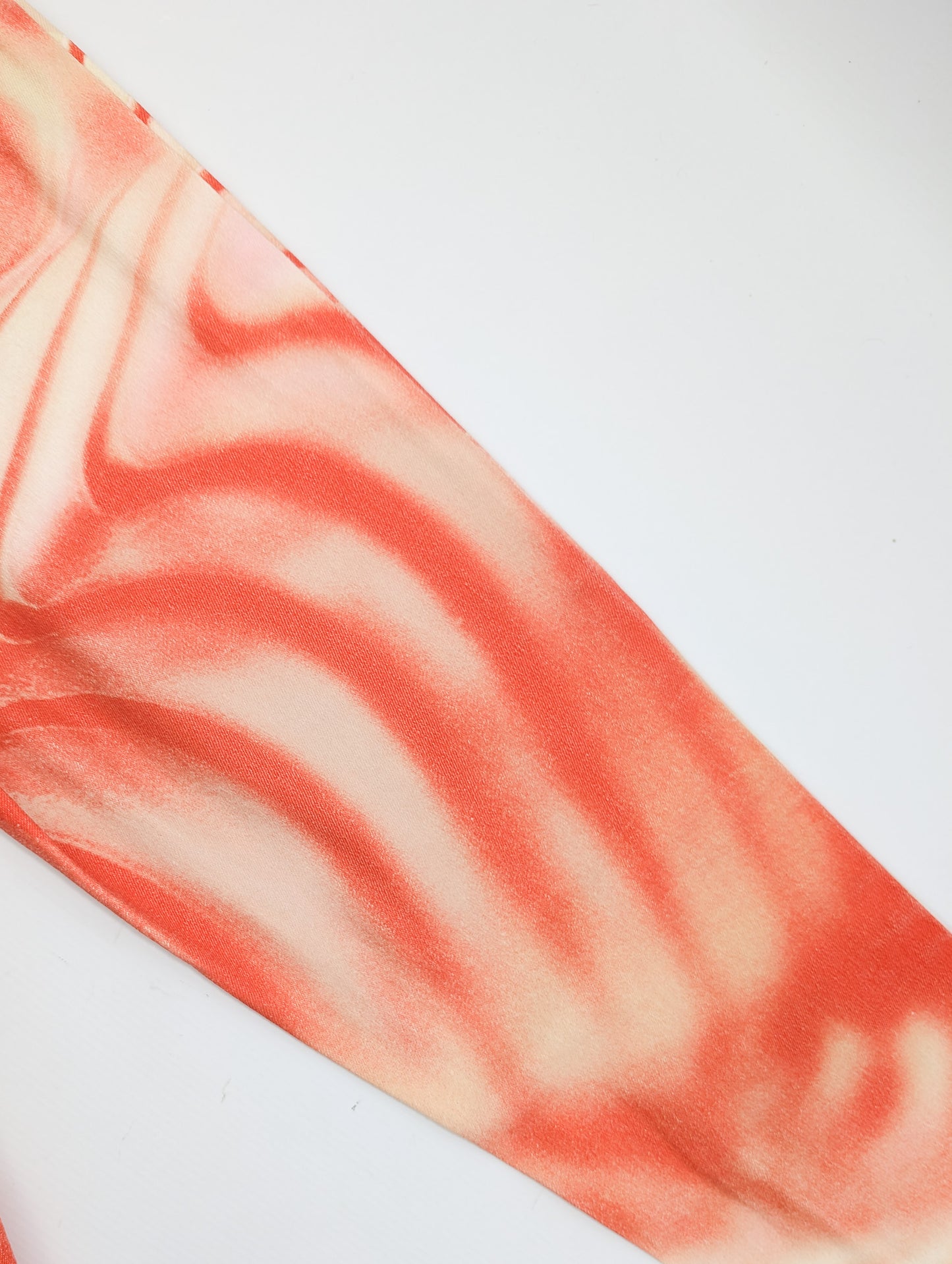 Pantacourt imprimé abstrait orange Roberto Cavalli - M/L