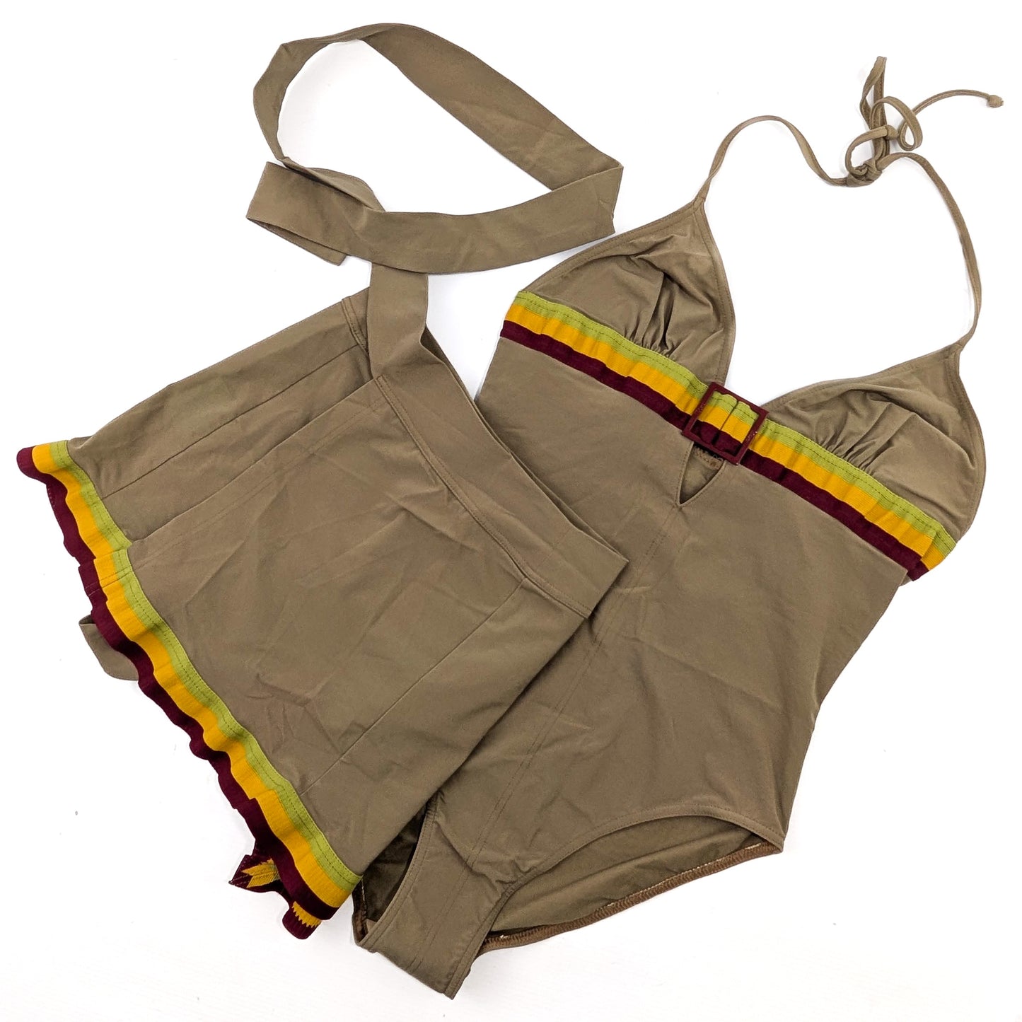 Maillot de bain 1 pièce et pareo Rasta Dior by Galliano