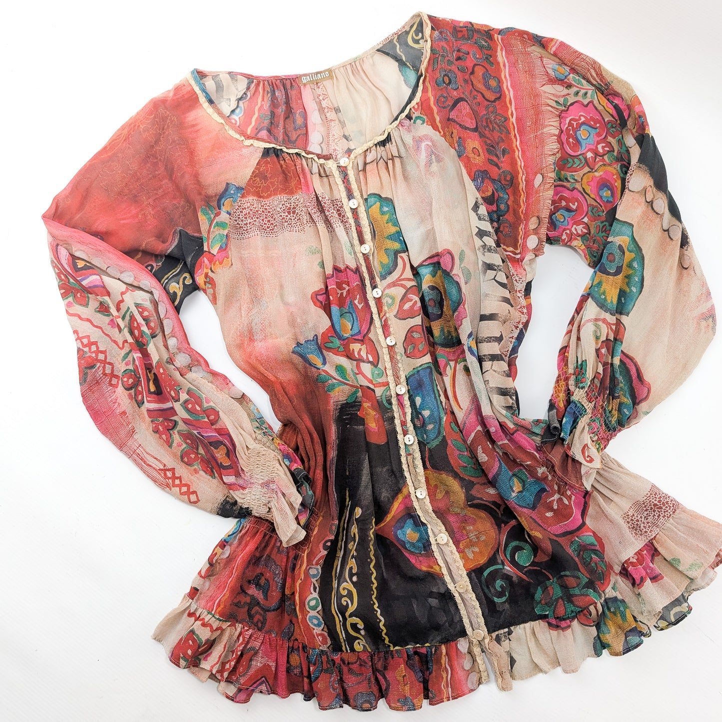 Blouse soie John Galliano