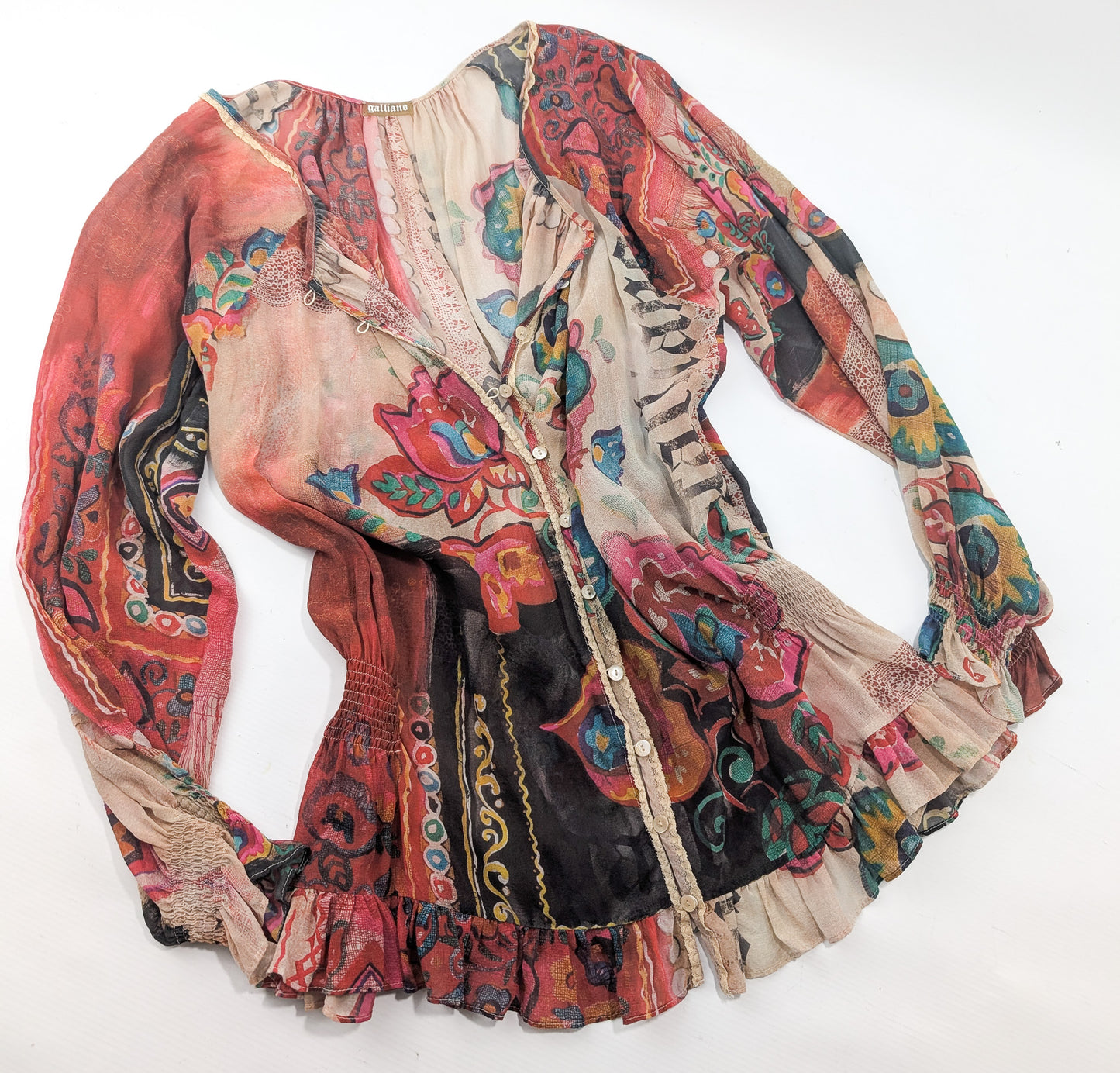 Blouse soie John Galliano