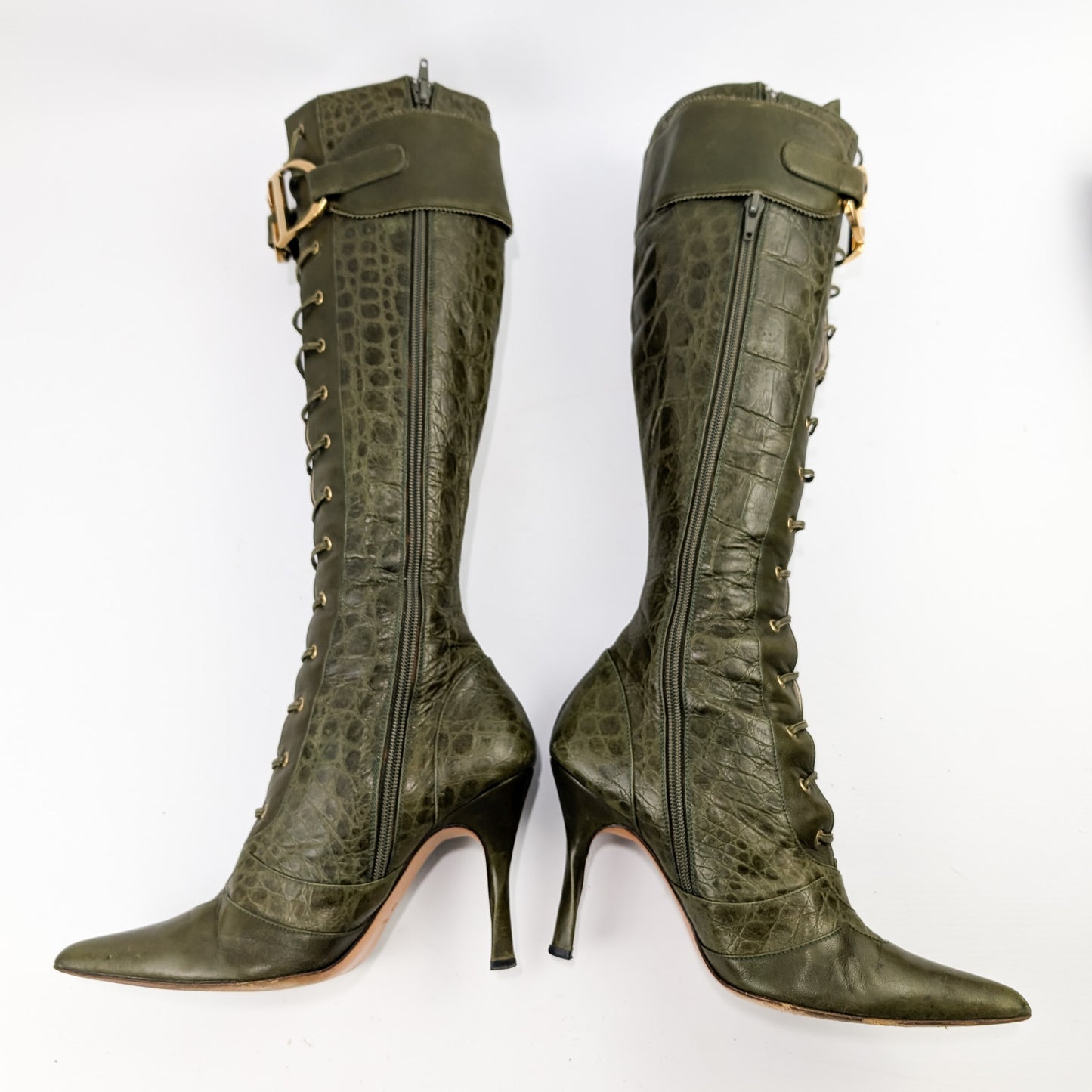 Bottes à boucle Dior by Galliano Fall 2000 - EU39|UK6|US8