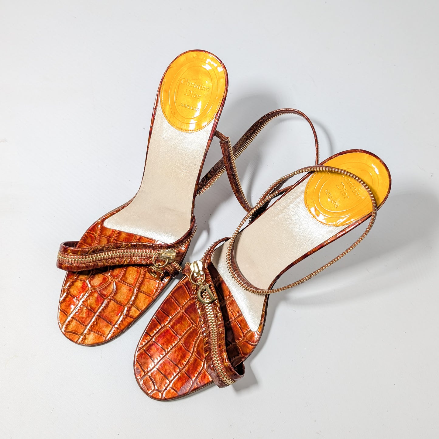 Sandales python Dior by Galliiano - EU40|7UK|9US
