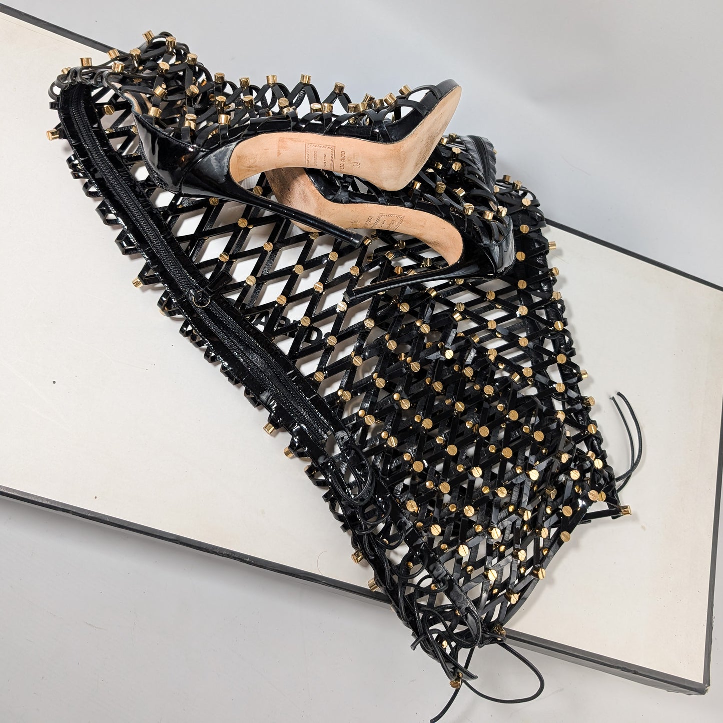 Dsquared2 “Xenia” Cage Sandals - EU39|6UK|8US RESERVED