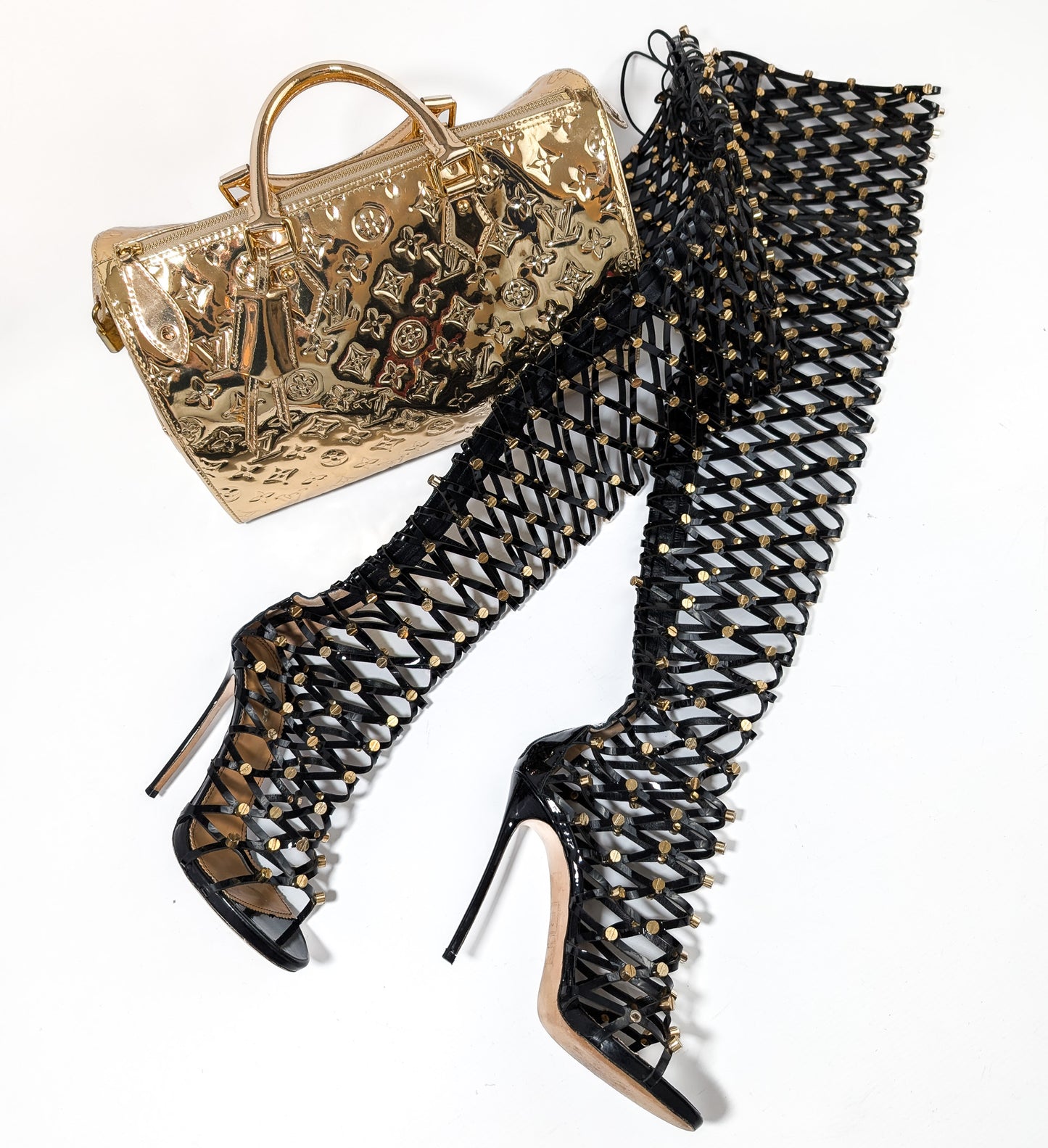 Dsquared2 “Xenia” Cage Sandals - EU39|6UK|8US RESERVED
