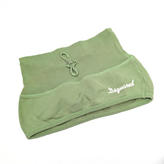 Top/Jupe bandeau vert Dsquared2