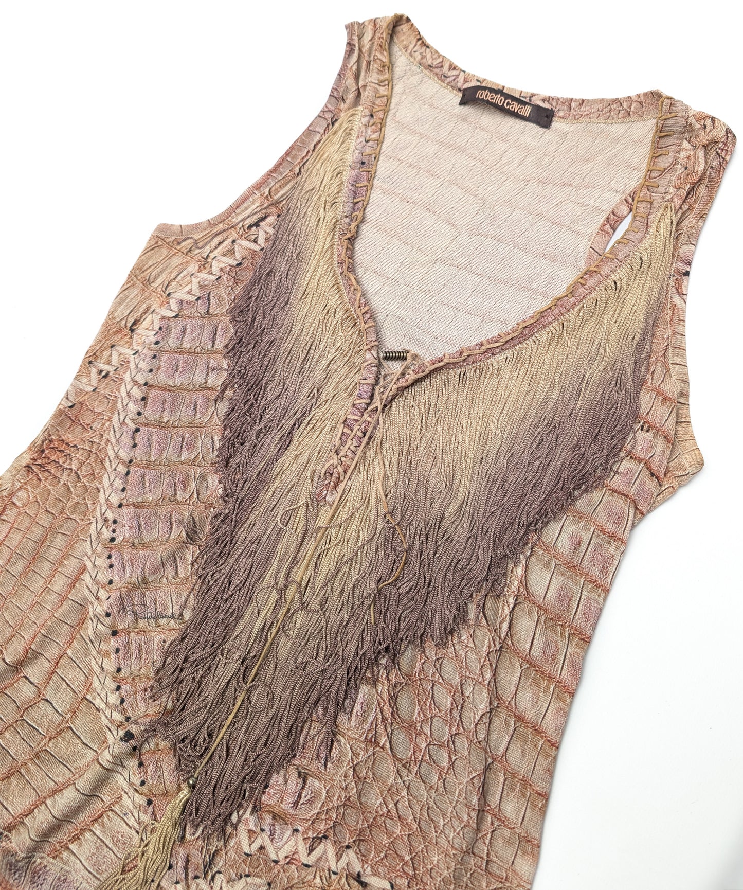 Top frange Roberto Cavalli S/S 2011