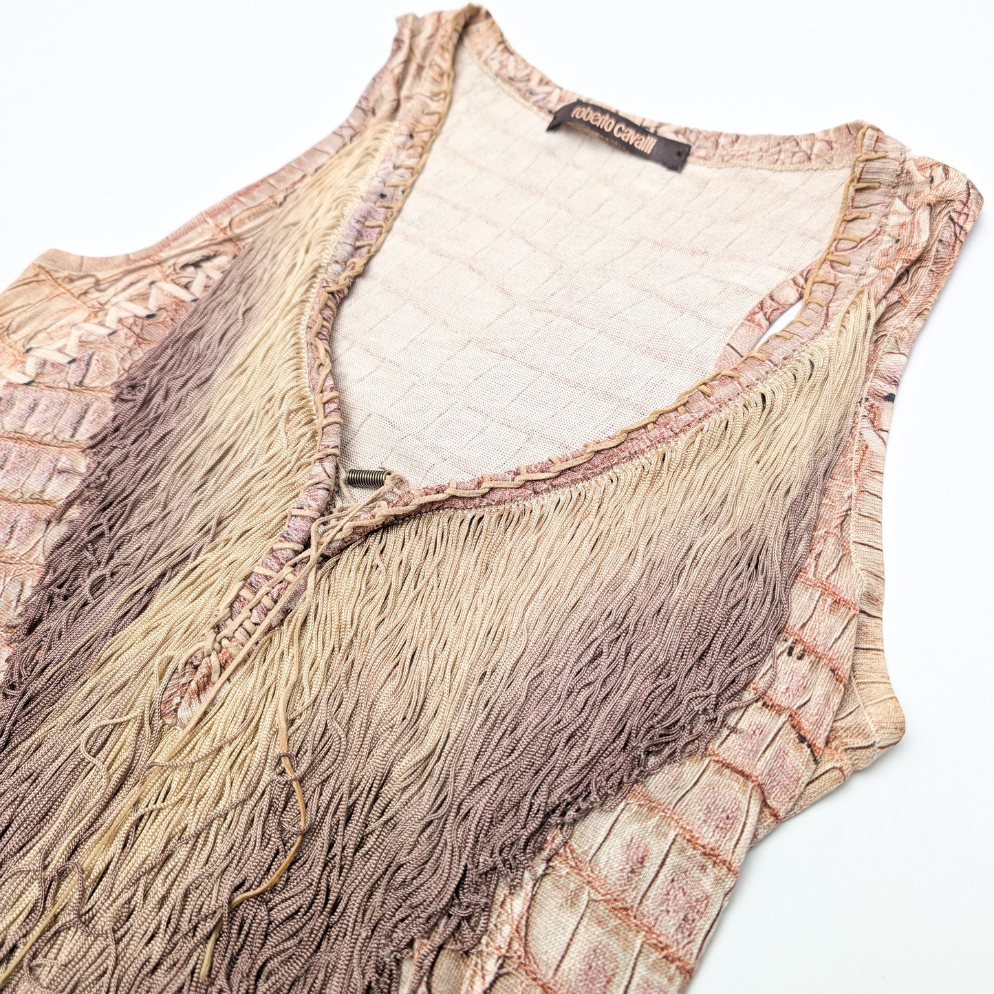 Top frange Roberto Cavalli S/S 2011