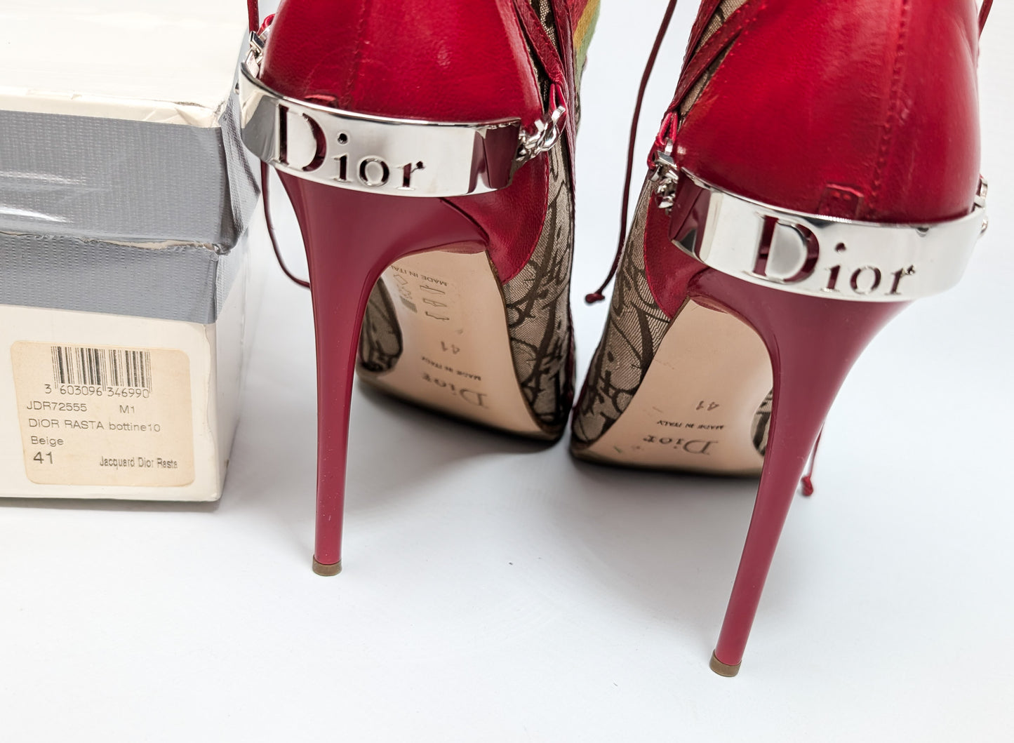 Bottines Rasta Dior par Galliano 2003 - EU41|UK8|US10