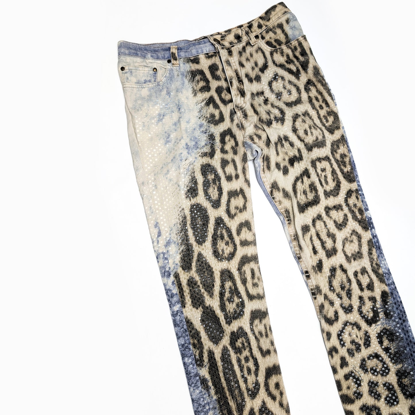 Jeans Cavalli léopard tie and Dye - M