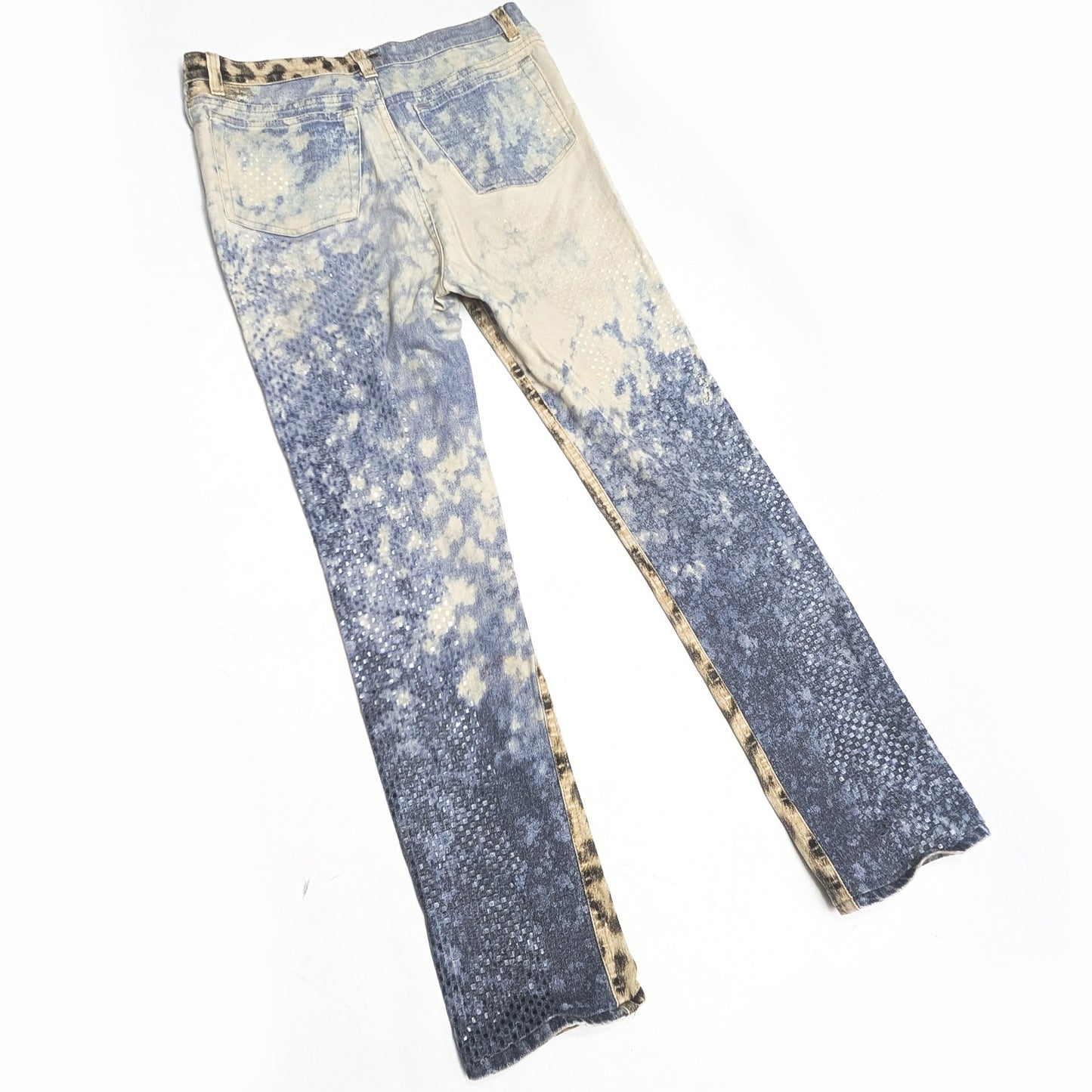 Jeans Cavalli léopard tie and Dye - M