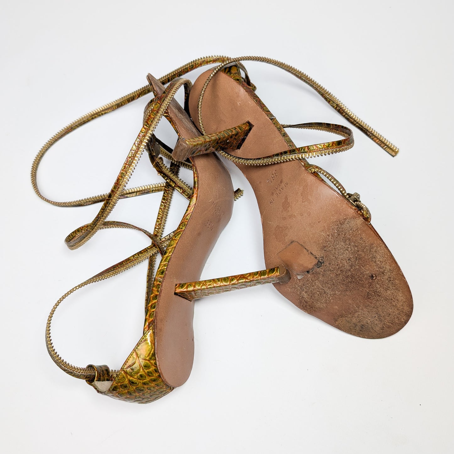 Sandales python Dior by Galliano - EU38,5|UK5,5|US7,5