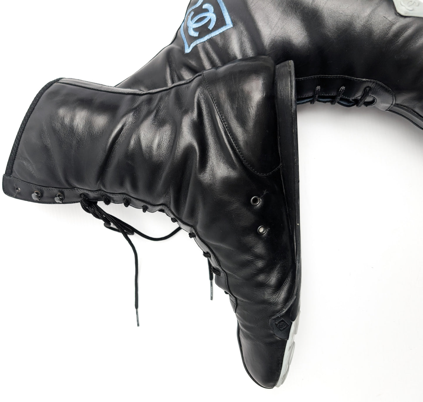 Chanel logo ankle boots - EU41|UK8|US10