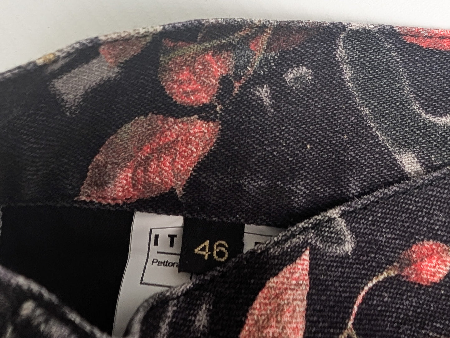 Jupe Roberto Cavalli motif fleurs - XL