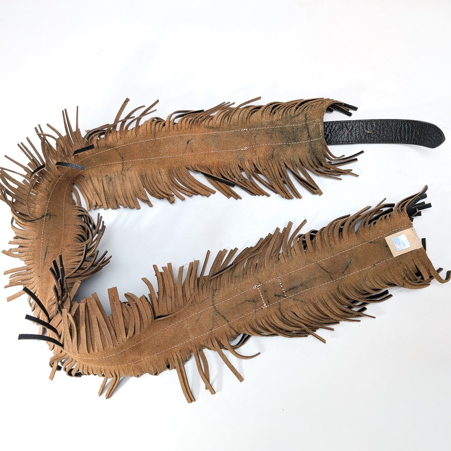 Galliano fringed belt